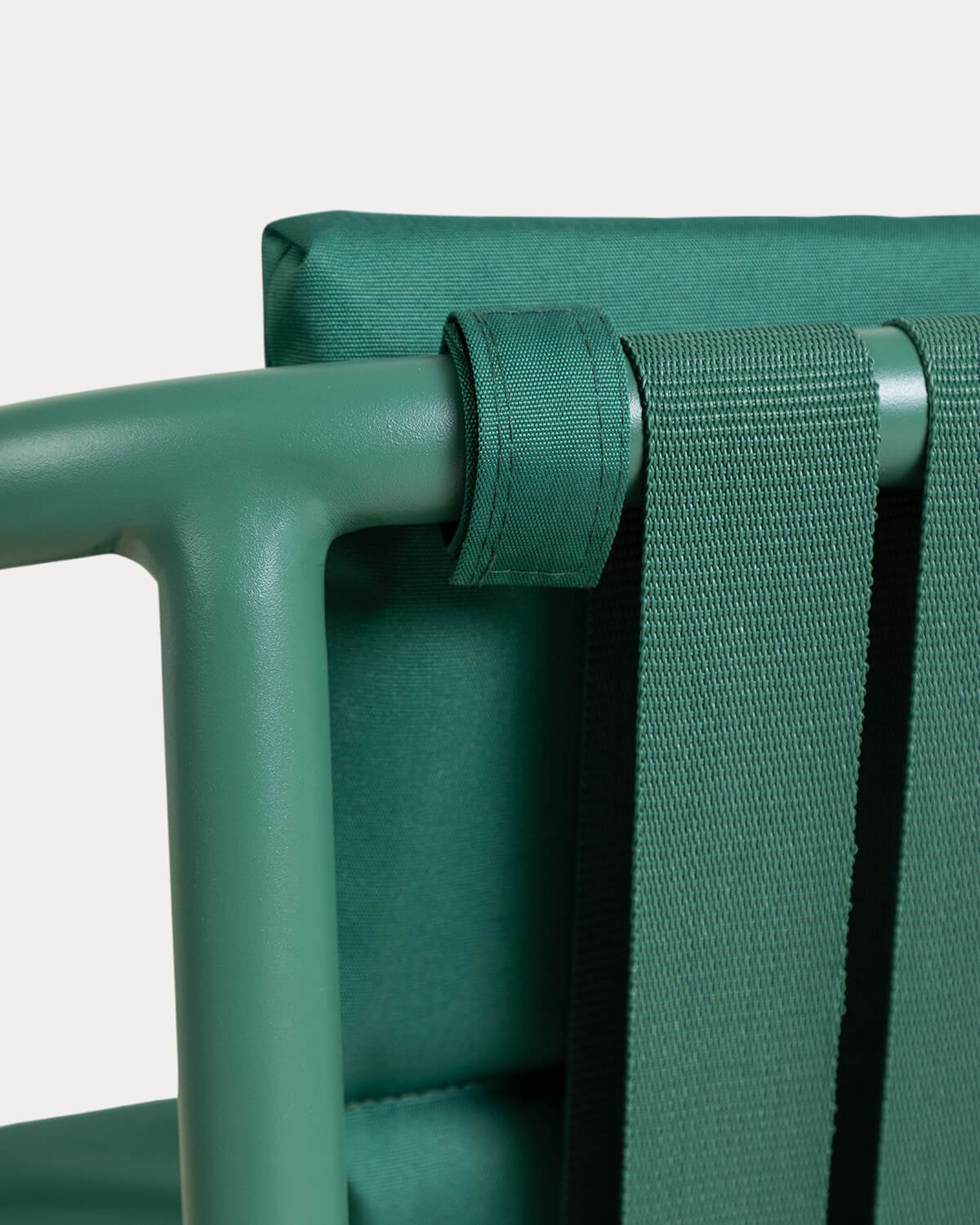 Pack 2 Silla de exterior con reposabrazos de aluminio y tela Vinke, imagen de galer&iacute;a 6
