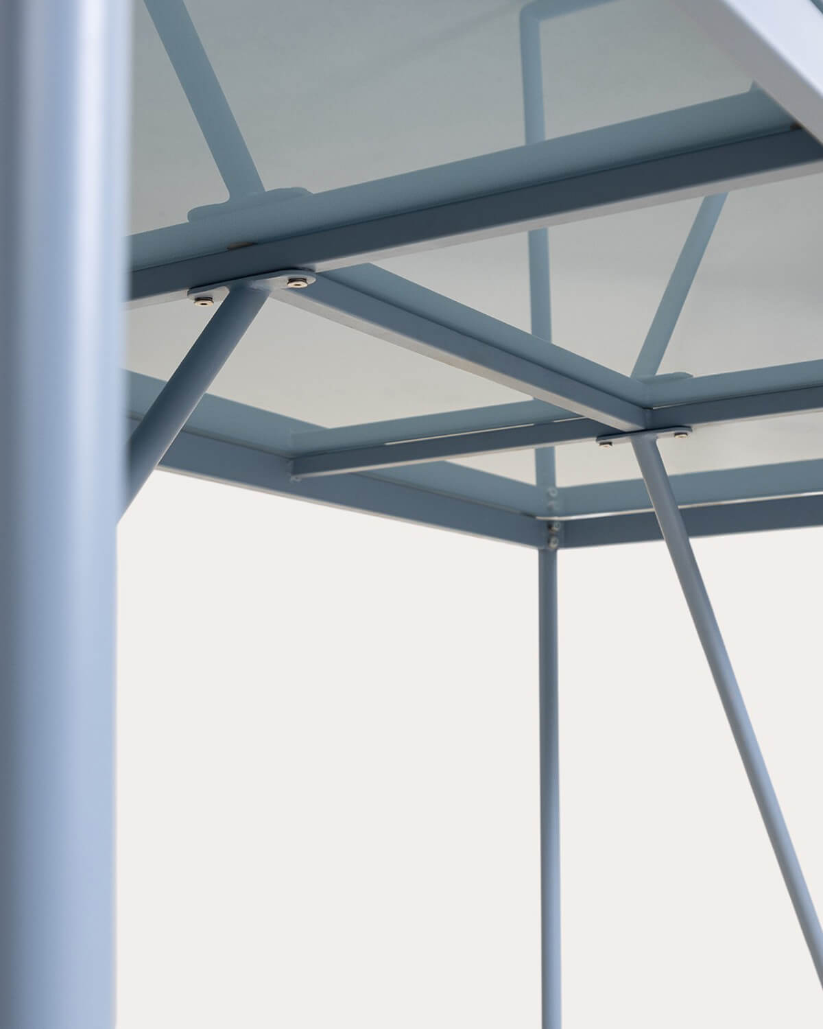 Mesa de Exterior Rectangular de Metal y Vidrio (185x85 cm) Bowye, imagen de galer&iacute;a 5