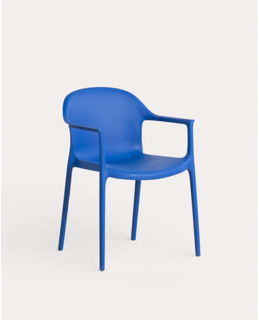Pack 2 Sillas de Comedor de Polipropileno con Reposabrazos Juana