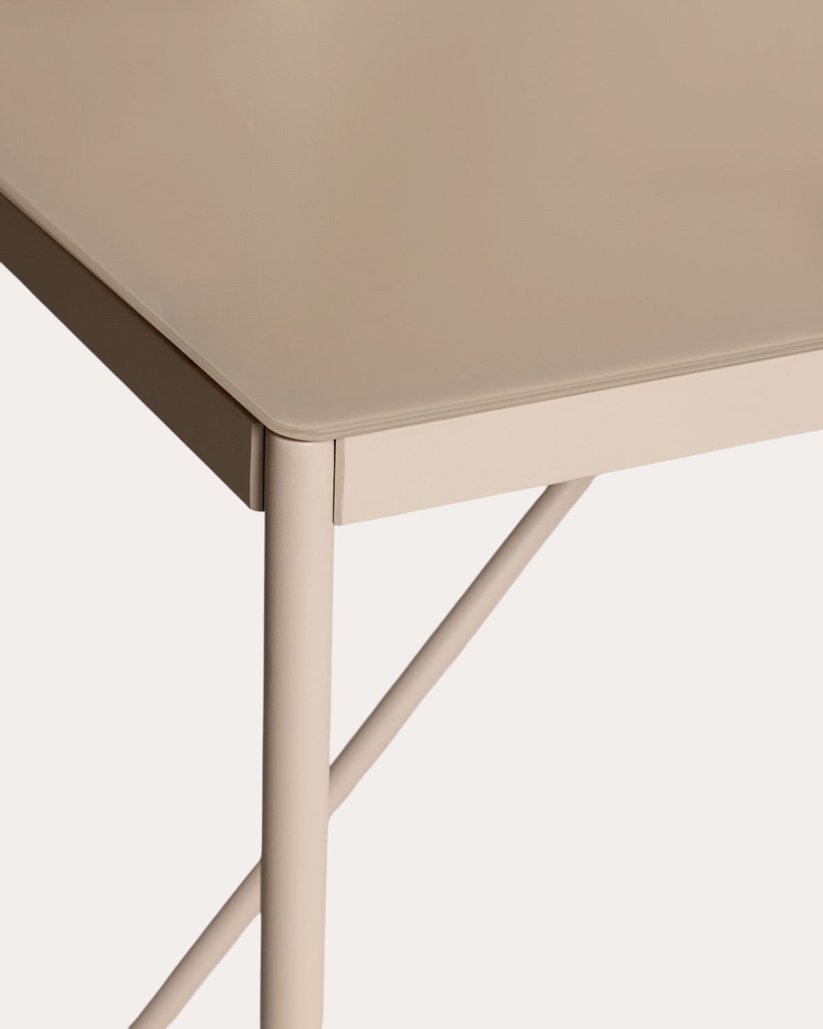 Mesa de Exterior Rectangular de Metal y Vidrio (185x85 cm) Bowye, imagen de galer&iacute;a 6