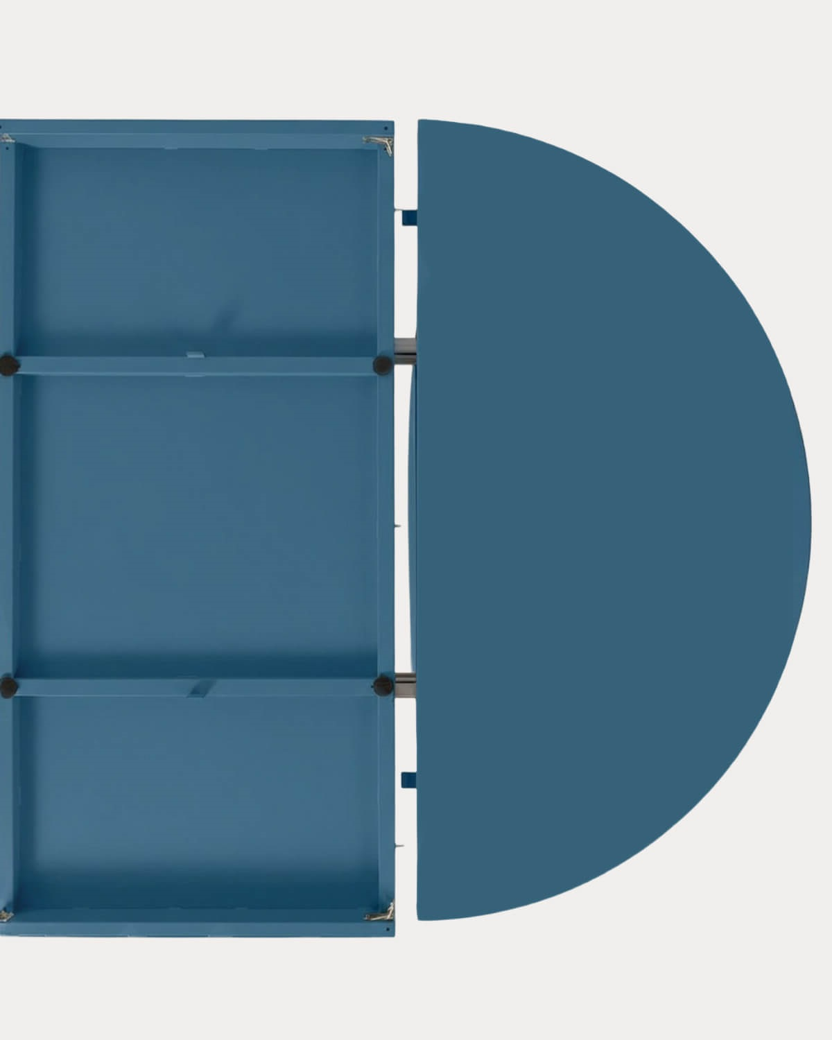 Mesa Extensible Redonda de Comedor de Metal (Ø120-240x120 cm) Beca, imagen de galer&iacute;a 8