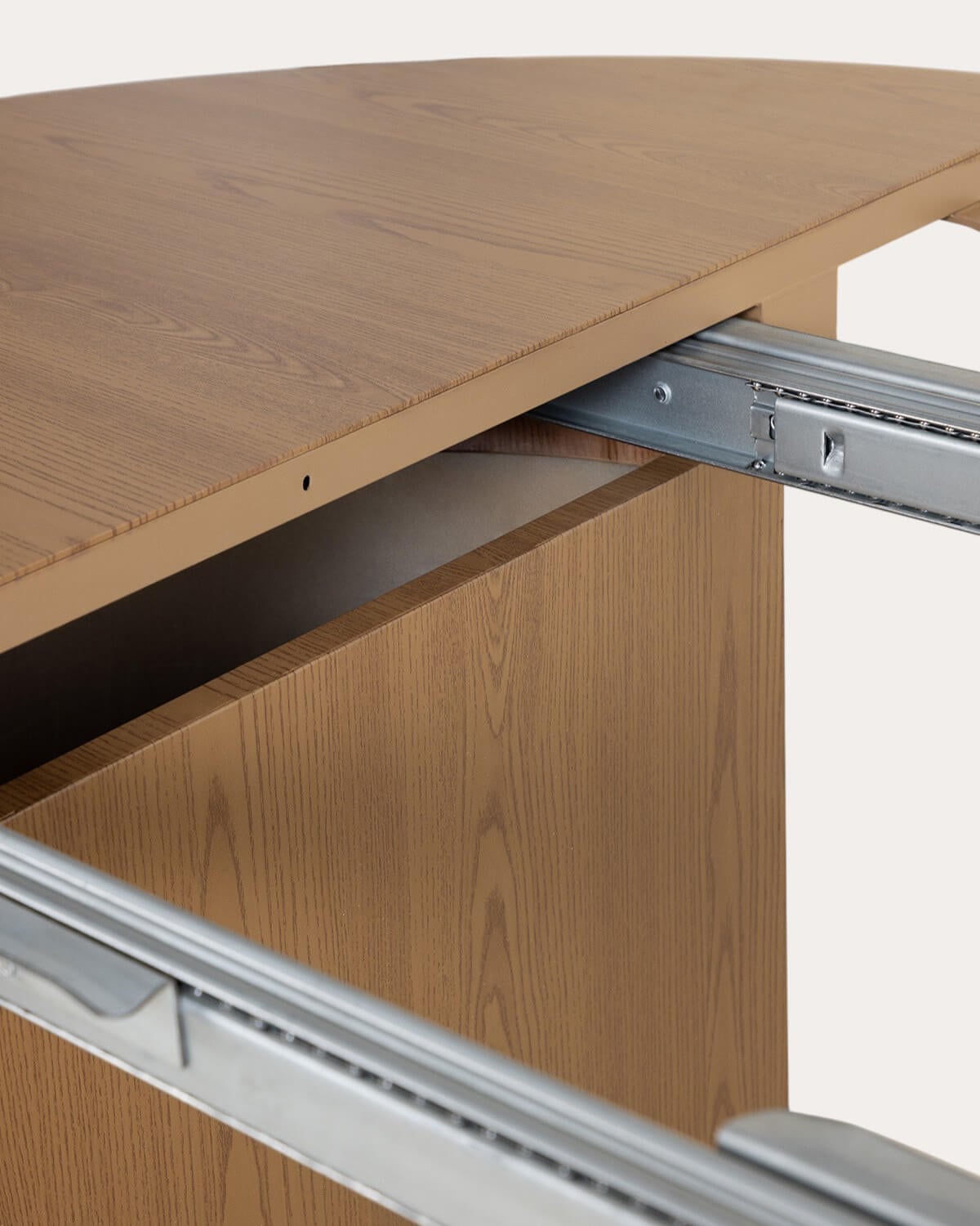 Mesa Extensible Redonda de Comedor de Metal (Ø120-240x120 cm) Beca, imagen de galer&iacute;a 13