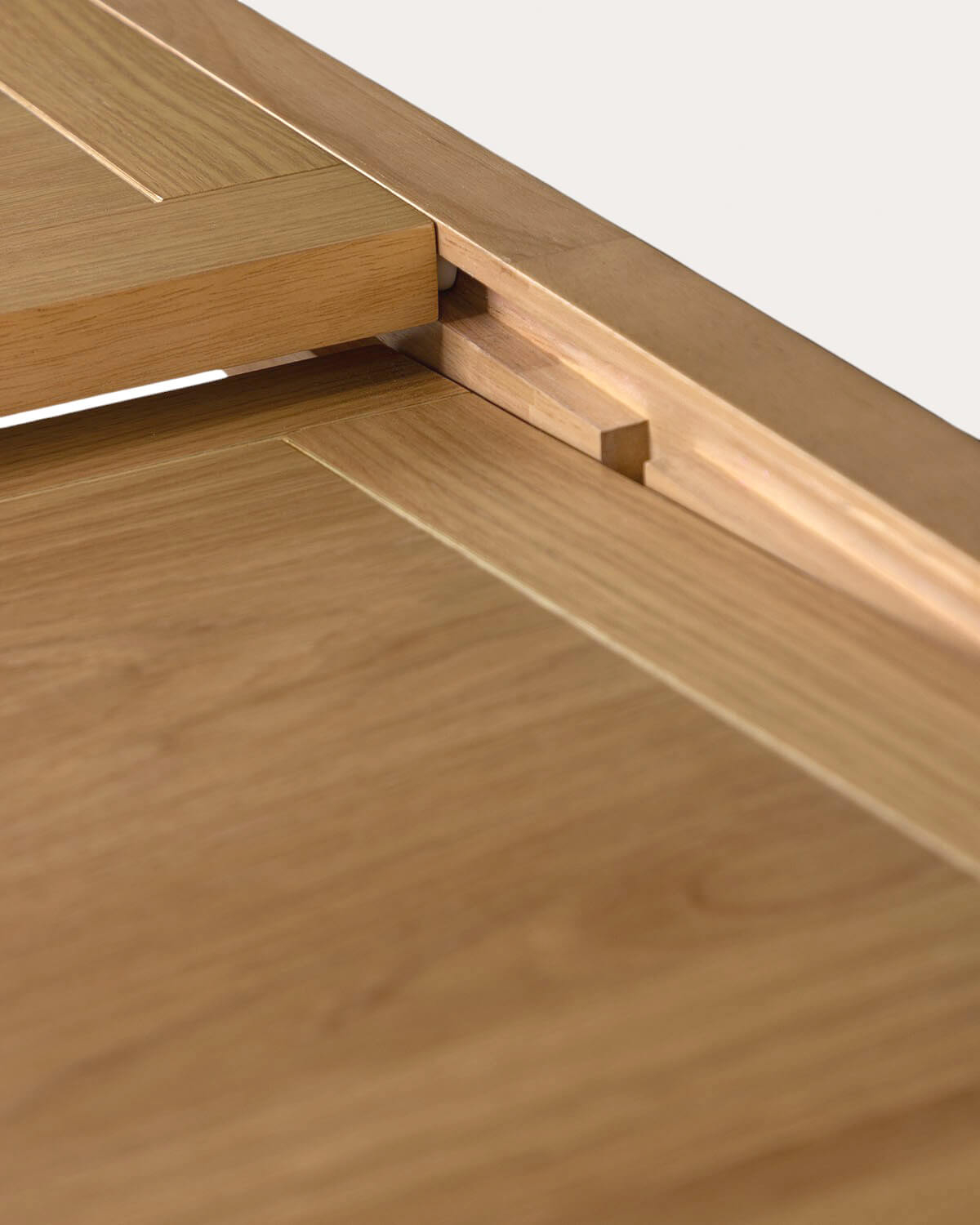 Mesa extensible rectangular 120-240x90 cm de comedor de madera Ronny, imagen de galer&iacute;a 8