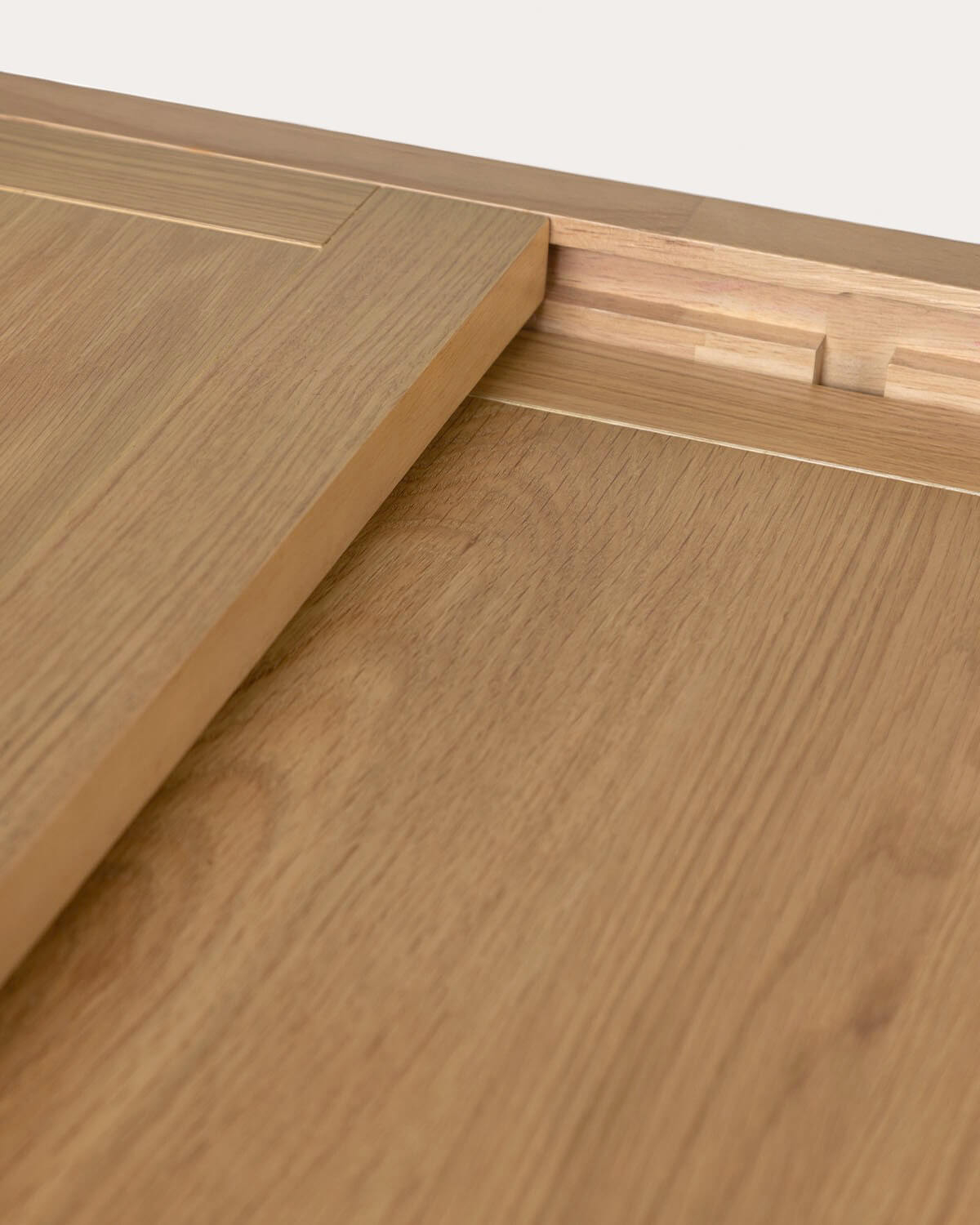 Mesa extensible rectangular 120-240x90 cm de comedor de madera Ronny, imagen de galer&iacute;a 9