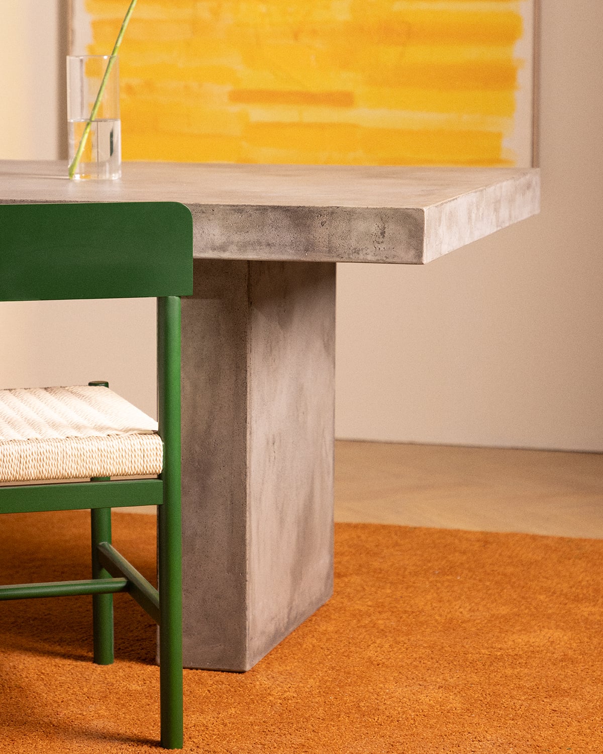 Mesa de Comedor Rectangular de Cemento (245x100 cm) Itxaso, imagen de galer&iacute;a 3