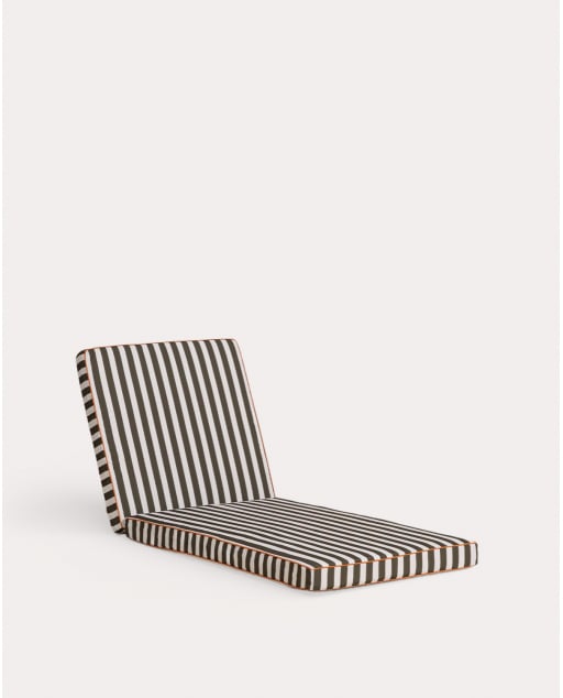 Cojín a Rayas de Tela para Tumbona de Exterior (70,5x200 cm) Kreta