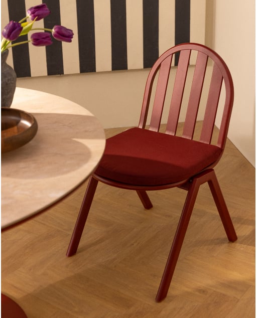 Silla de Comedor de Aluminio y Tela Llibet