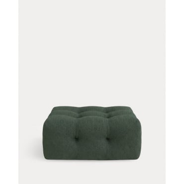 Módulo Puff de Tela Envasado al Vacío para Sofá Modular Nahual Verde Grove - The Masie
