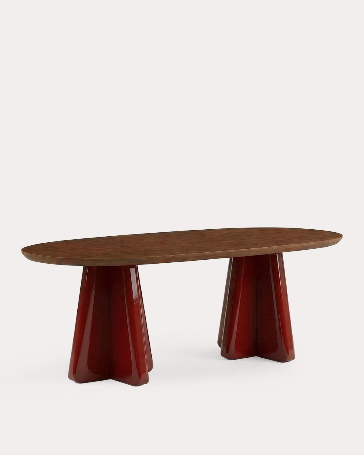 Mesa de Comedor Ovalada de Madera (220x110 cm) Roxenna, imagen de galer&iacute;a 1