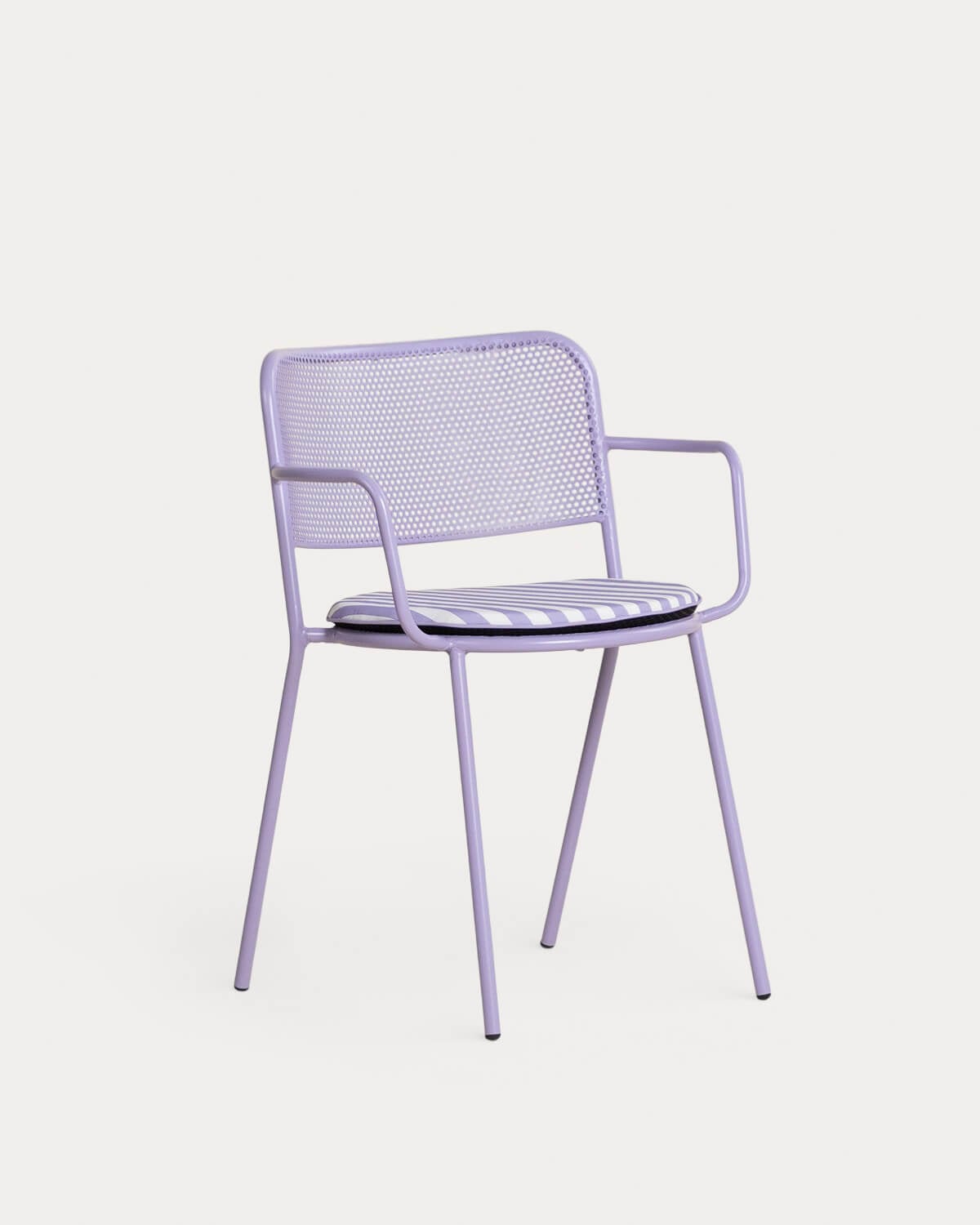 Set de Mesa Redonda (Ø110 cm) y 4 Sillas con Reposabrazos de Metal Dorothea de Exterior, imagen de galer&iacute;a 5