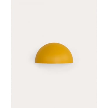Aplique de Pared Exterior de Aluminio Denna Amarillo Curry - The Masie