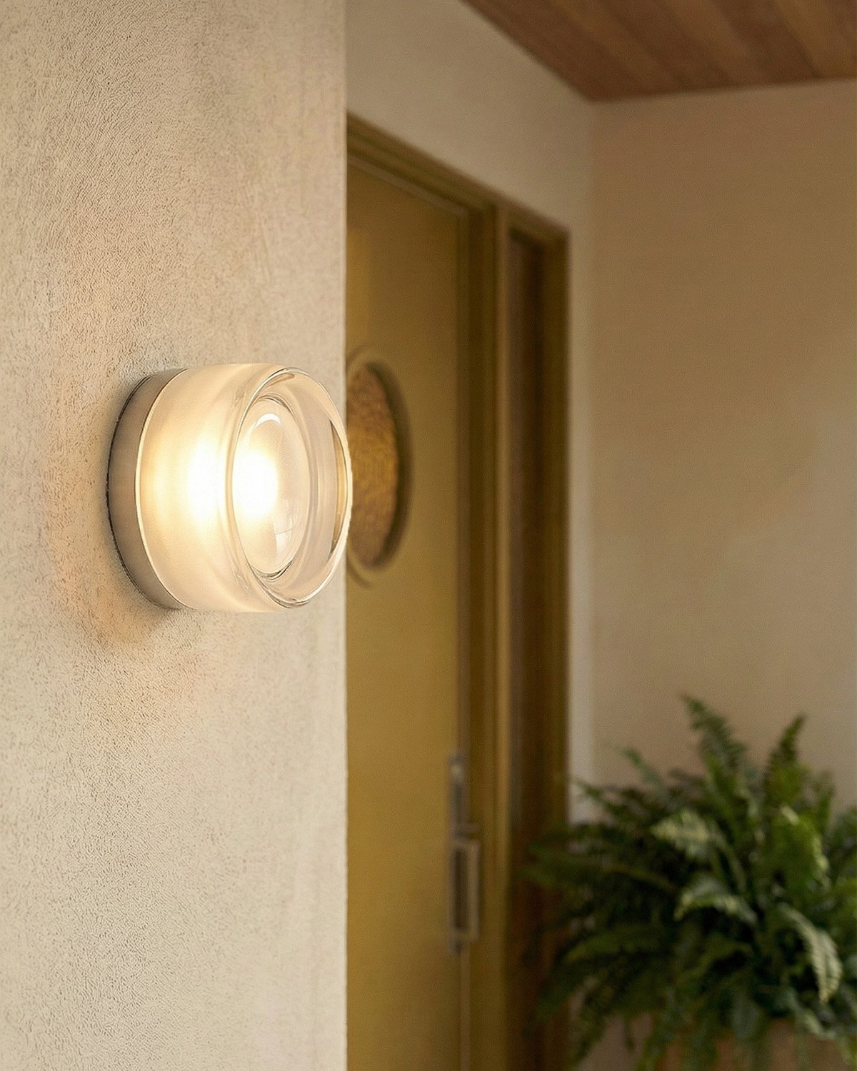 Aplique de Pared LED de Exterior de Cristal Yasu, imagen de galer&iacute;a 3