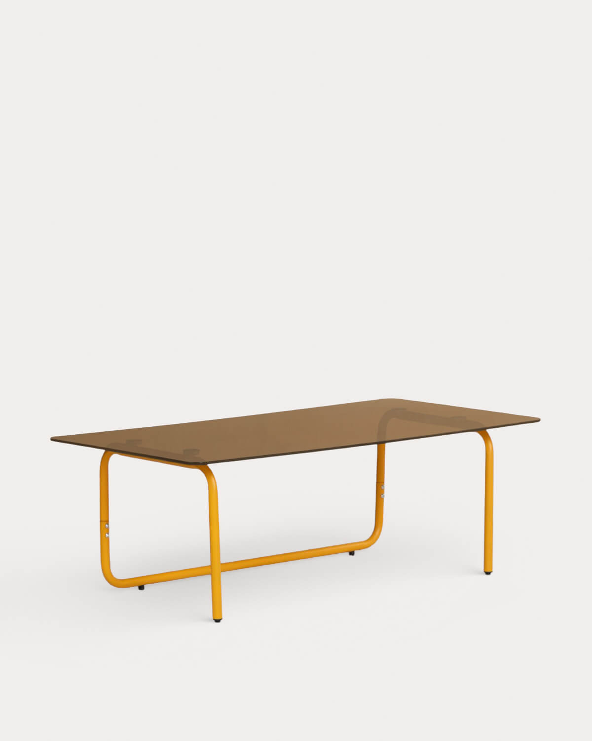 Mesa de Centro de Exterior de Metal y Cristal Templado (120x60 cm) Mitha, imagen de galer&iacute;a 1