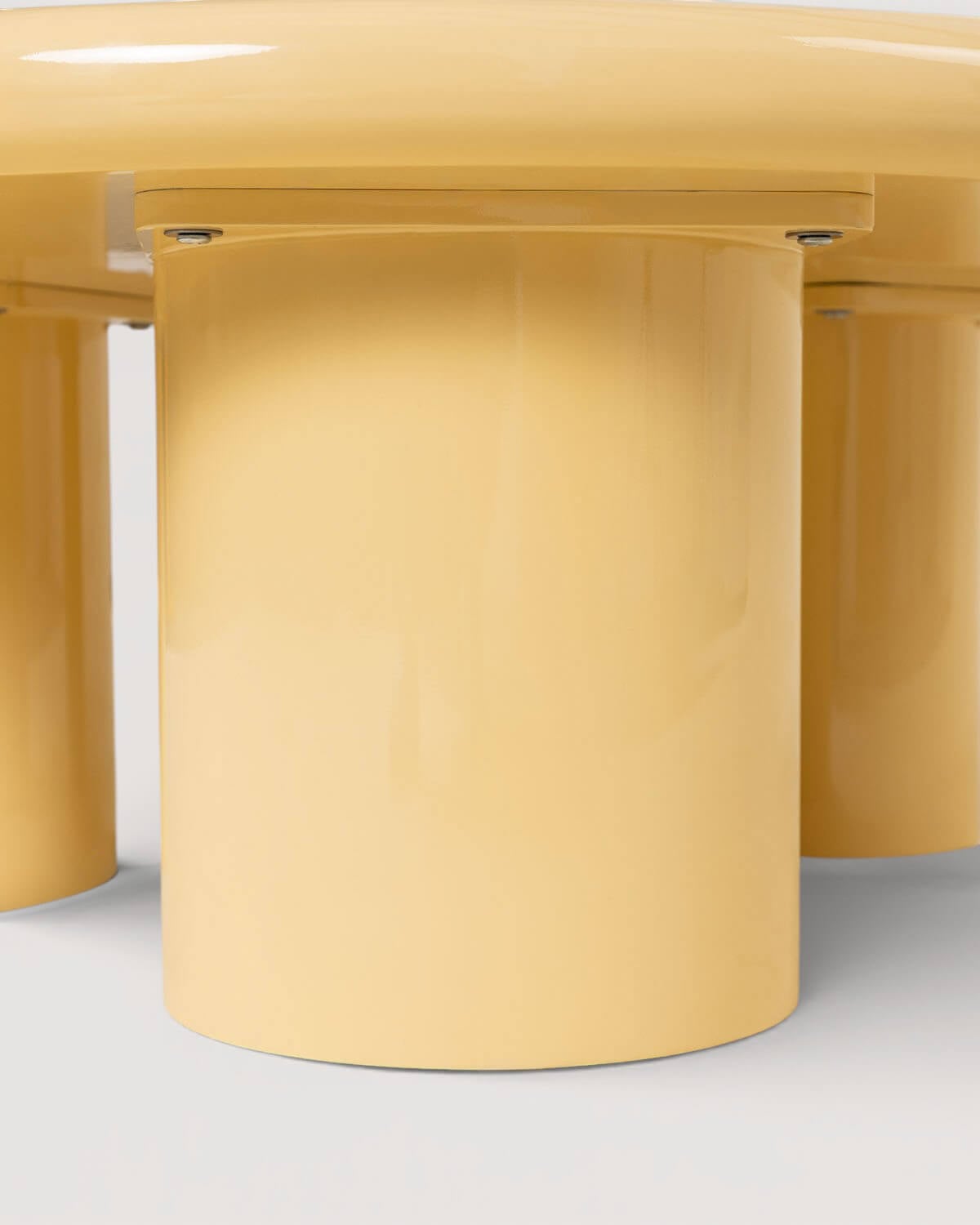 Mesa de Centro Redonda de Mármol y Madera (Ø90 cm) Hellie, imagen de galer&iacute;a 5