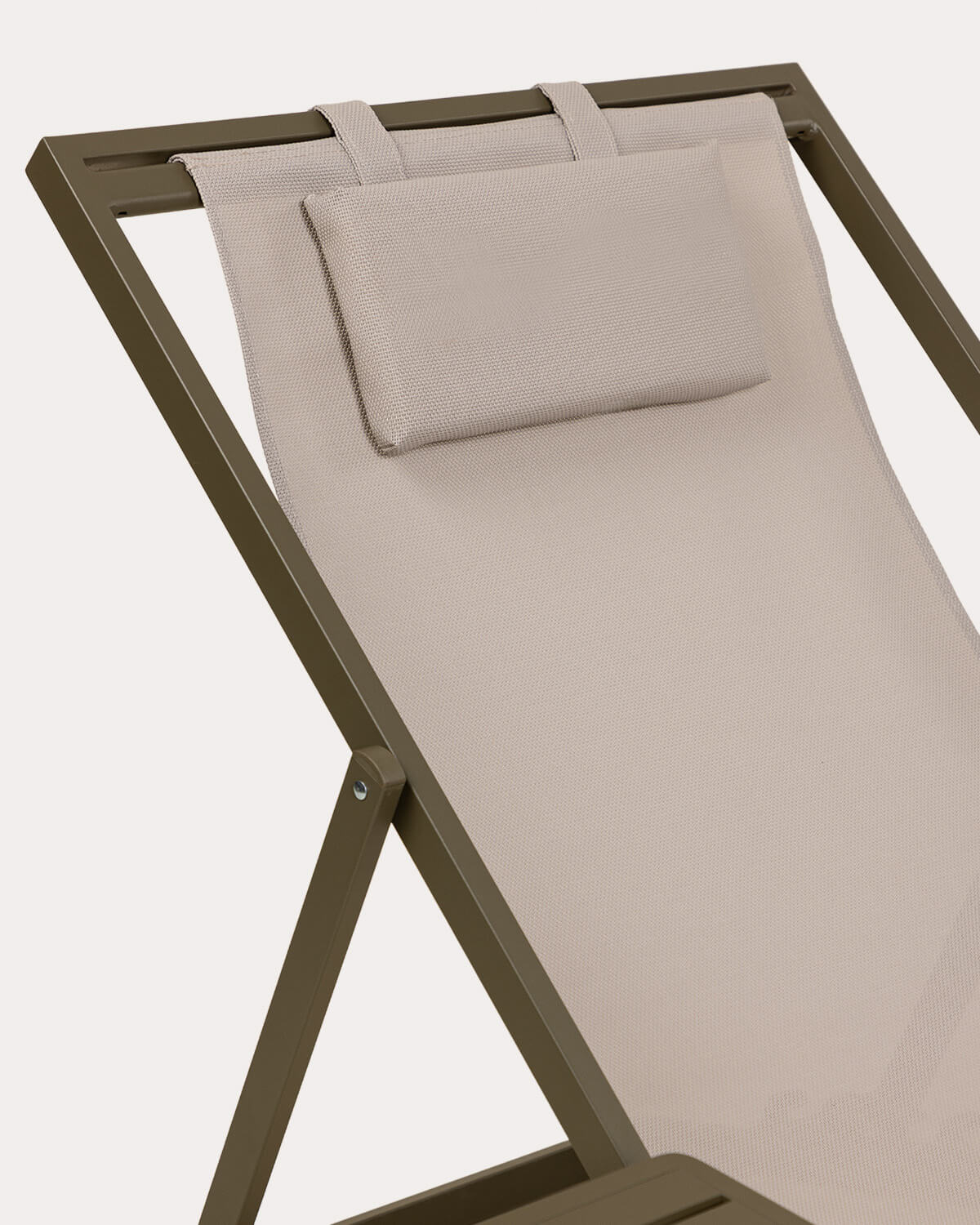 Set de Hamaca Reclinable Rilas y Mesa Auxiliar de Aluminio (40x40 cm) Kreta, imagen de galer&iacute;a 5