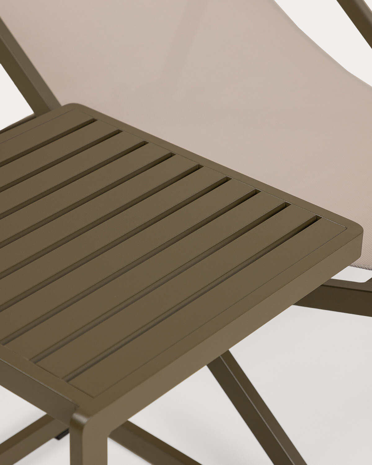 Set de Hamaca Reclinable Rilas y Mesa Auxiliar de Aluminio (40x40 cm) Kreta, imagen de galer&iacute;a 4