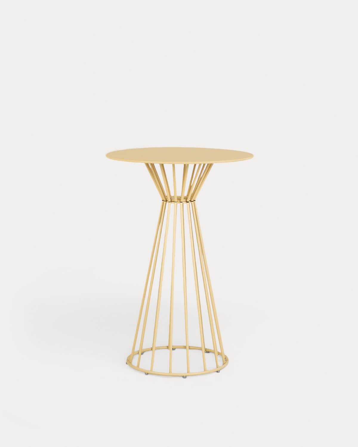 Set de Mesa Alta Redonda (Ø70 cm) Nouli y 2 Taburetes Altos de Metal (75 cm) Mayailer de Exterior, imagen de galer&iacute;a 4