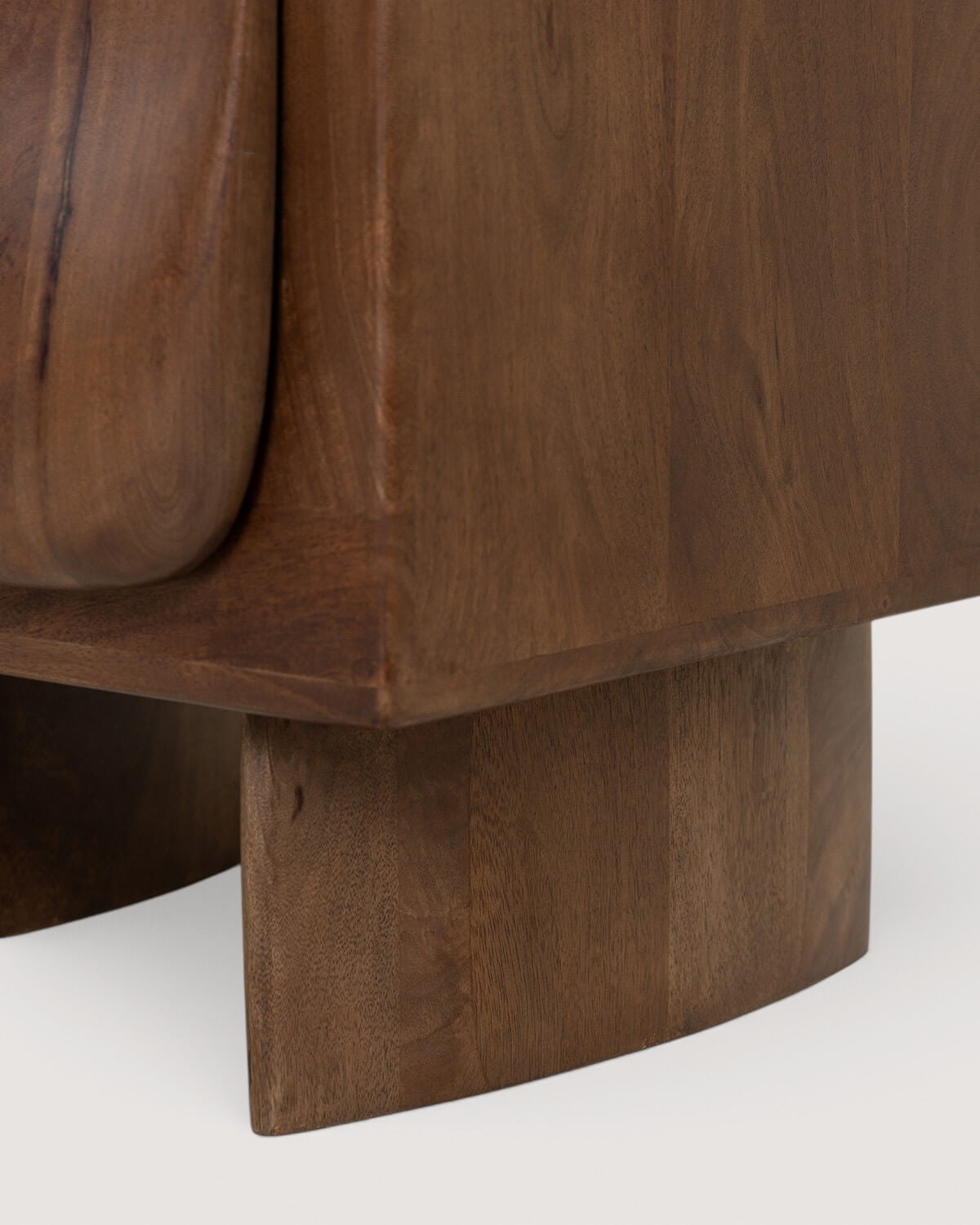 Pack 2 Mesitas de Noche con Almacenaje de Madera de Mango (45x41 cm) Orlean, imagen de galer&iacute;a 8