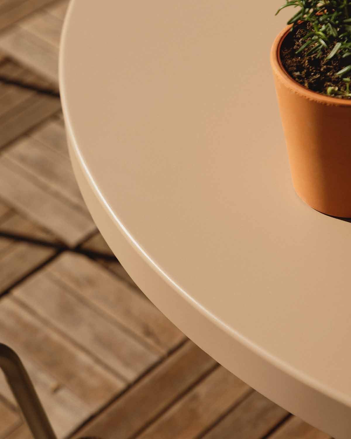 Mesa Extensible Redonda de Exterior de Aluminio (Ø120-240x120 cm) Beca, imagen de galer&iacute;a 3