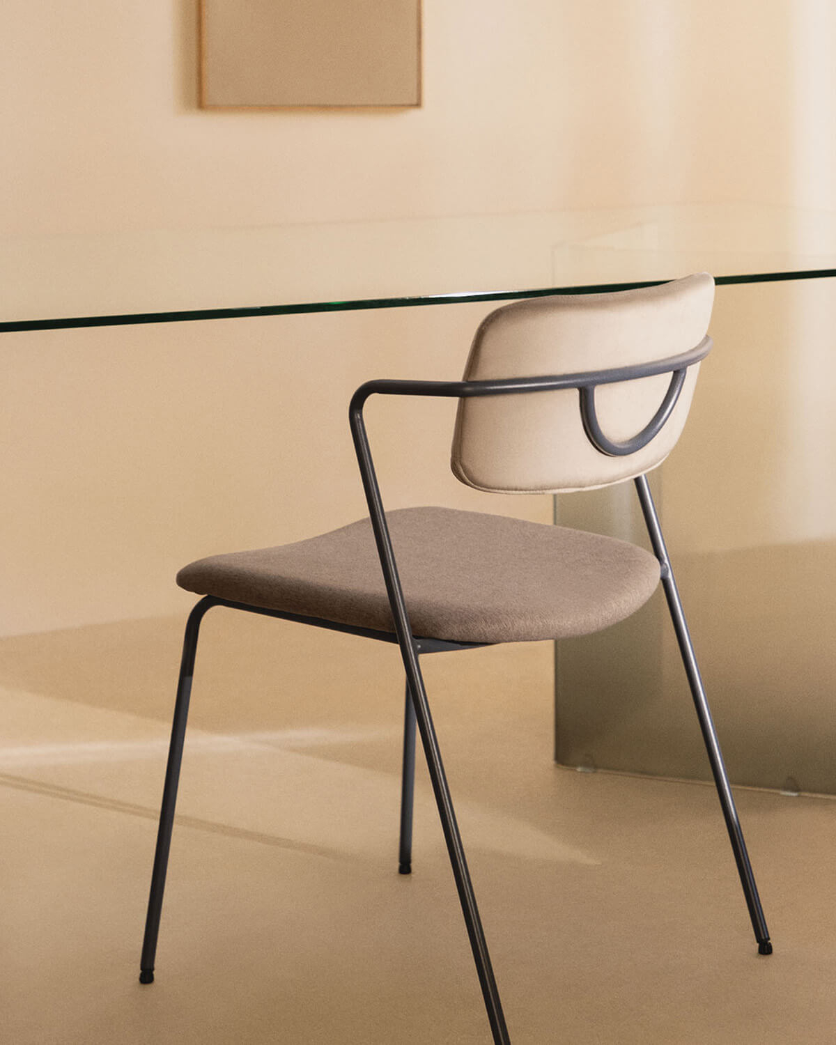 Silla de Comedor de Terciopelo y Tela Irun, imagen de galer&iacute;a 2