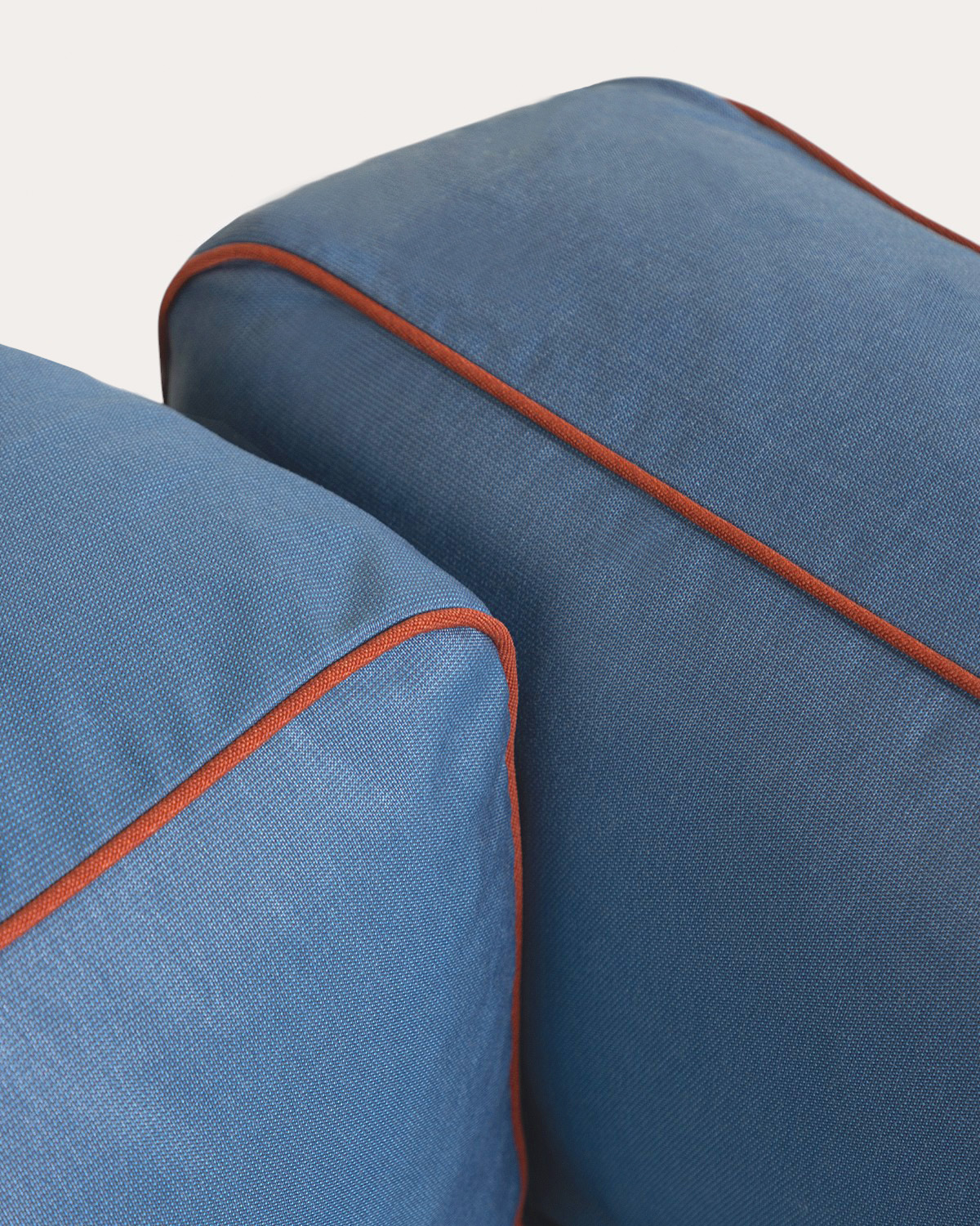 Sofá Modular de Jardín 2 Piezas Módulo Esquinero de Metal y Tela Kristen, imagen de galer&iacute;a 3