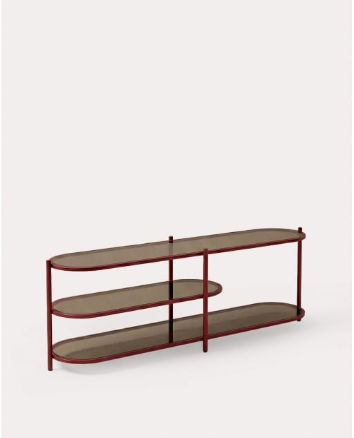 Estantería de Metal y Cristal Templado (50x150 cm) Yerry