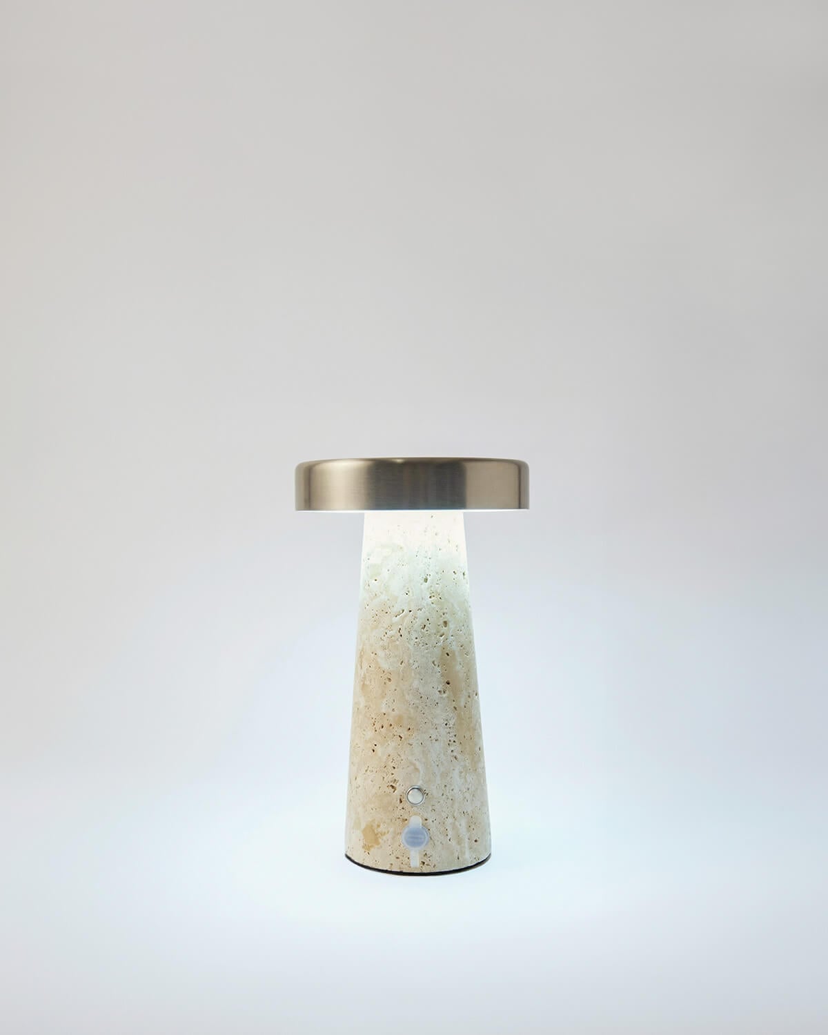 Lámpara de Mesa LED Inalámbrica para Exterior de Mármol y Metal Mysha, imagen de galer&iacute;a 6