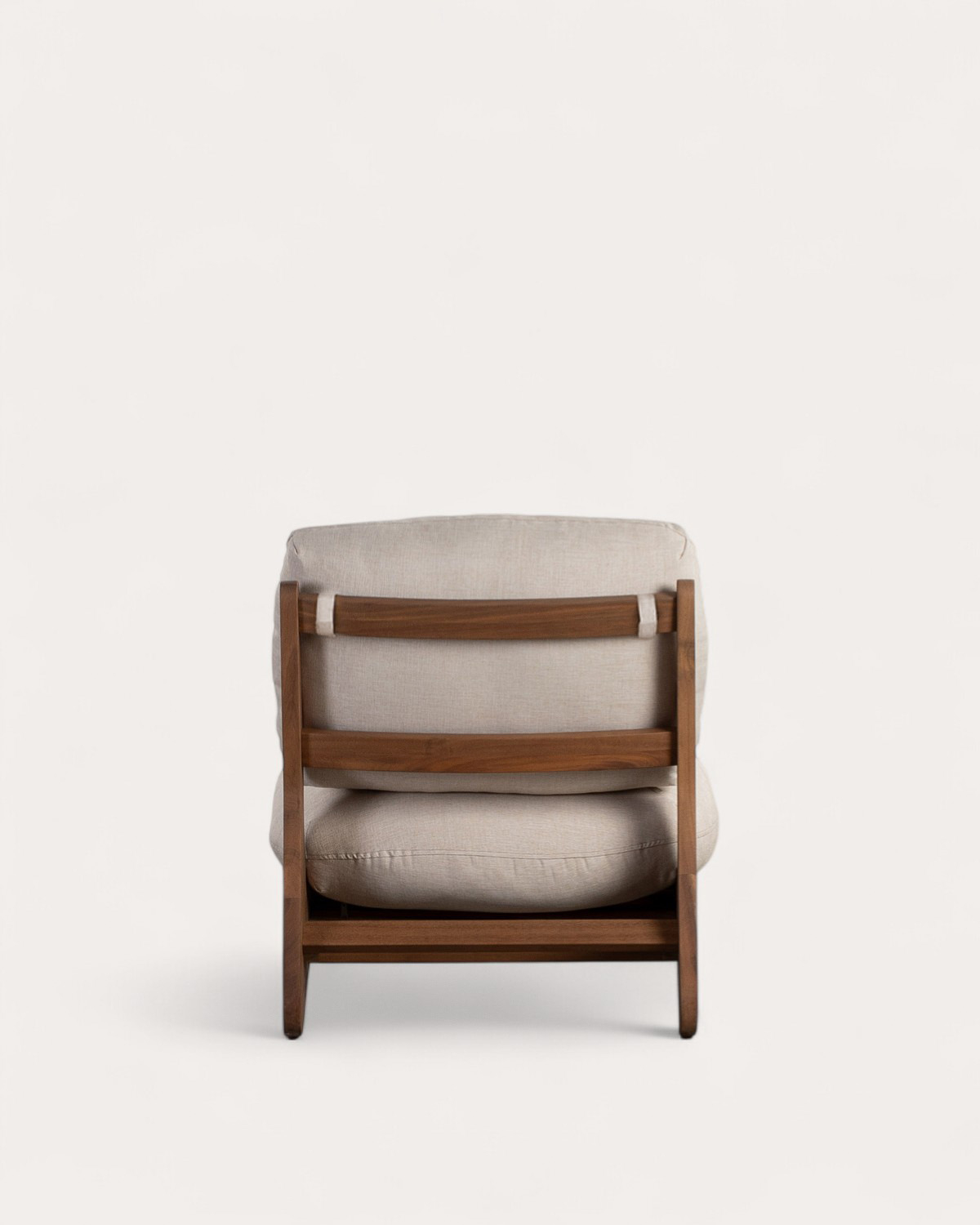 Sillón de Jardín de Madera de Acacia con Cojines de Tela Lorent, imagen de galer&iacute;a 3