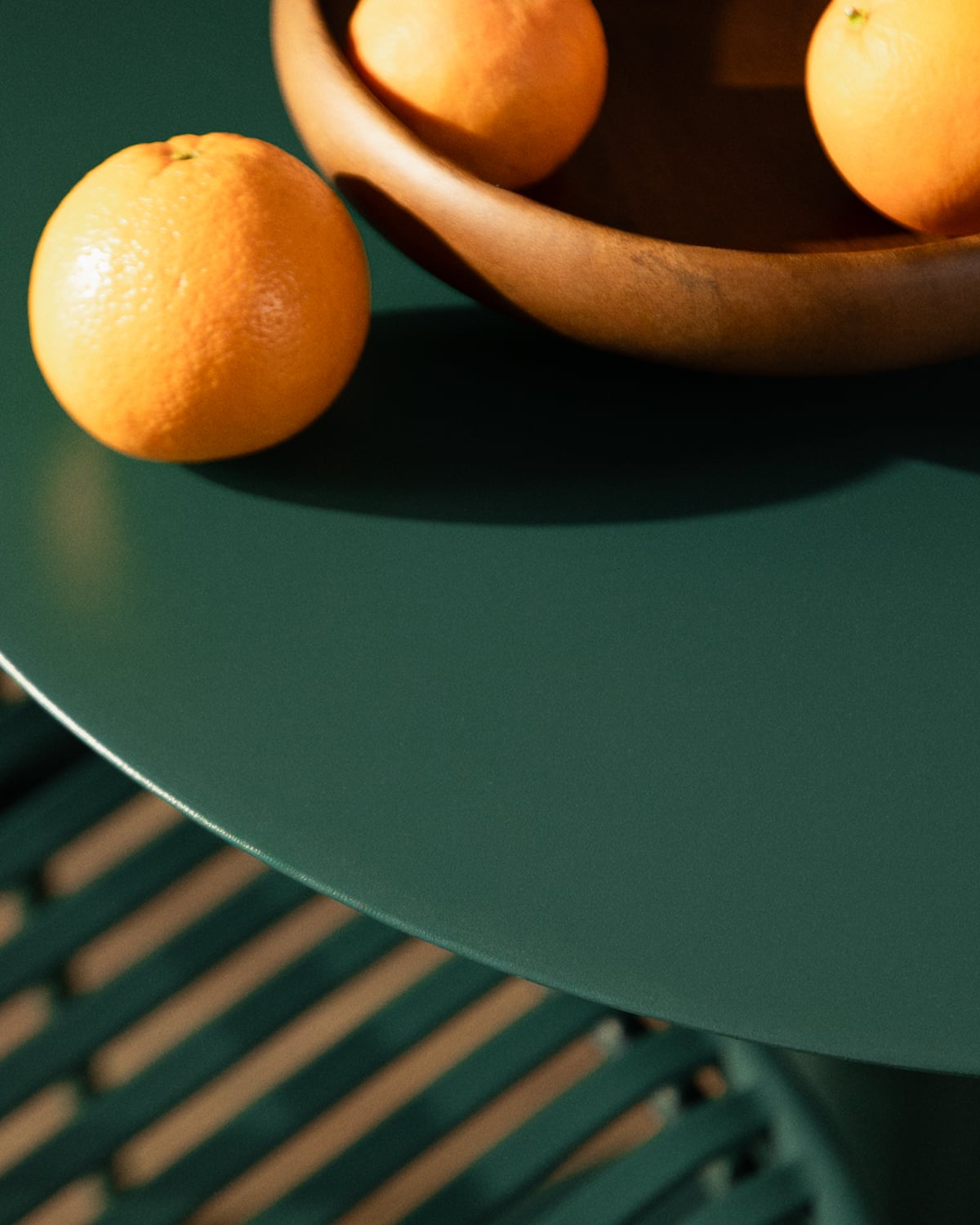 Mesa de Comedor Redonda de Metal (Ø70 cm) Banon, imagen de galer&iacute;a 3