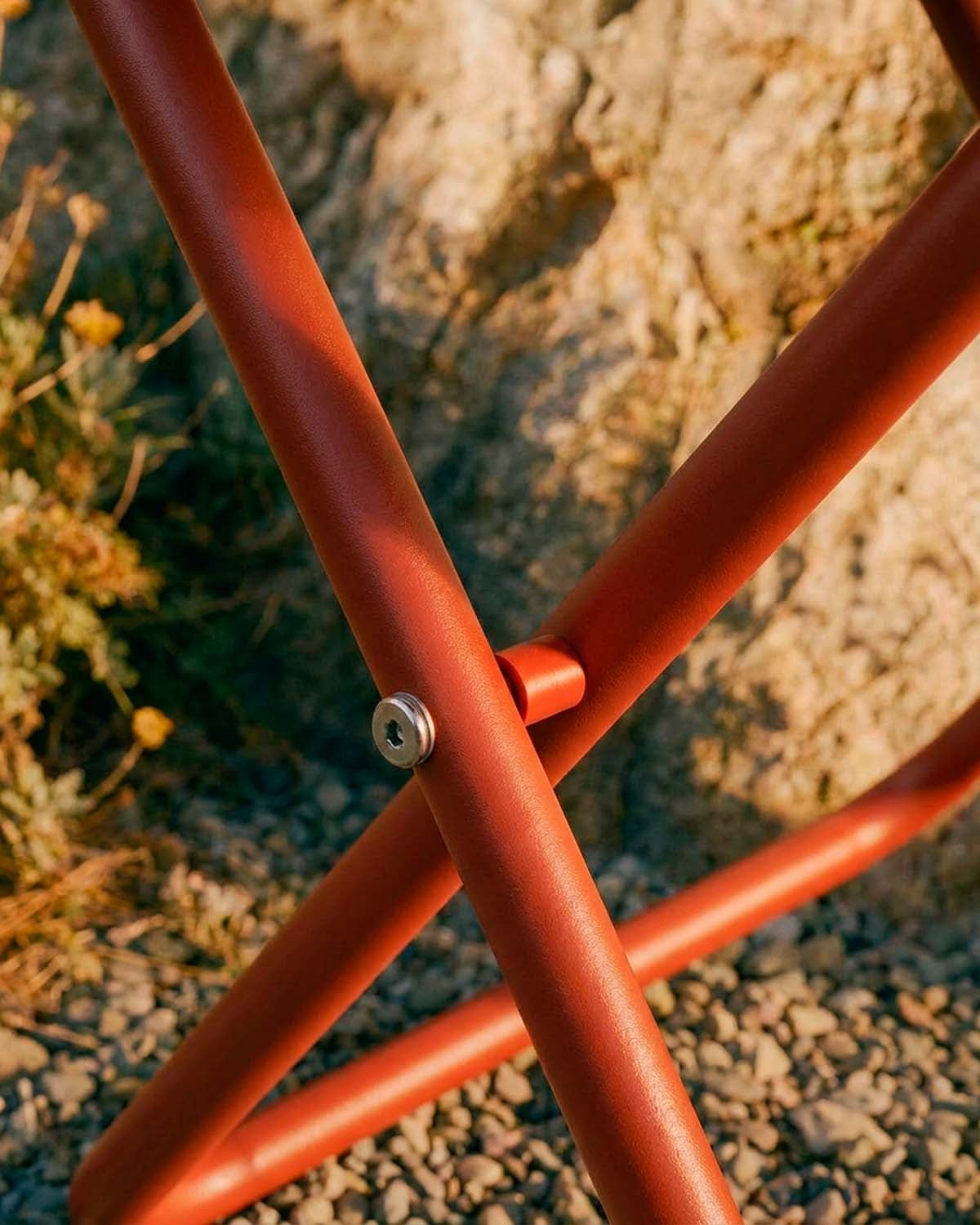 Mesa Auxiliar Plegable de Metal (50x50 cm) Bowye, imagen de galer&iacute;a 3