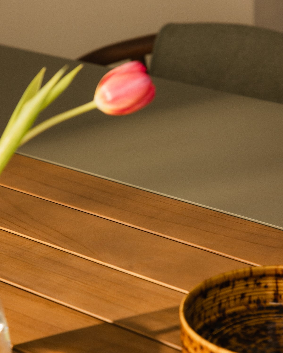 Mesa de Comedor Rectangular de Metal y Madera de Teca (220x110 cm) Lirae, imagen de galer&iacute;a 3