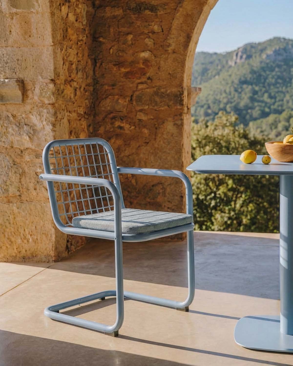 Silla de Exterior con Reposabrazos de Metal Biaritz, imagen de galer&iacute;a 2