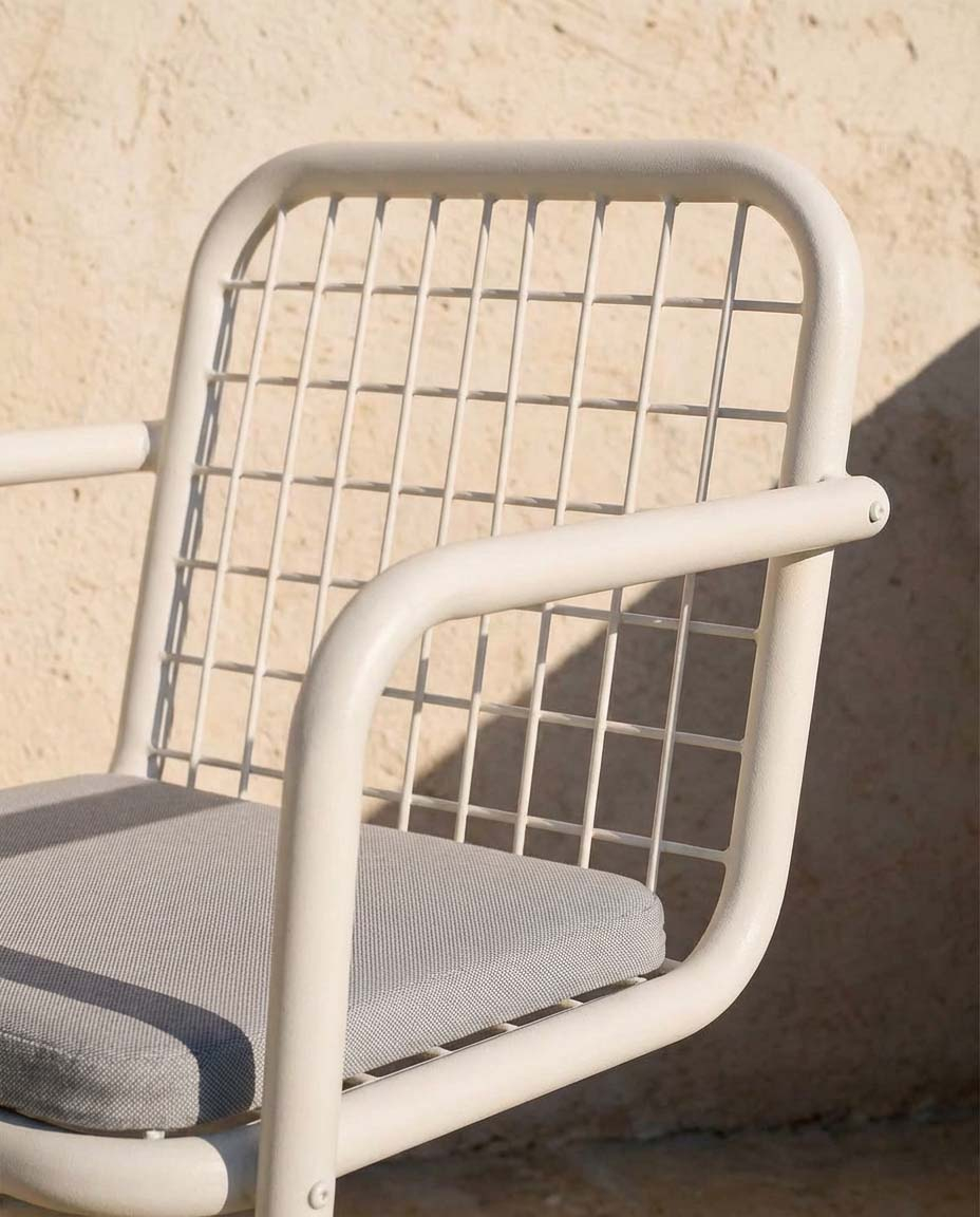 Silla de Exterior con Reposabrazos de Metal Biaritz, imagen de galer&iacute;a 3