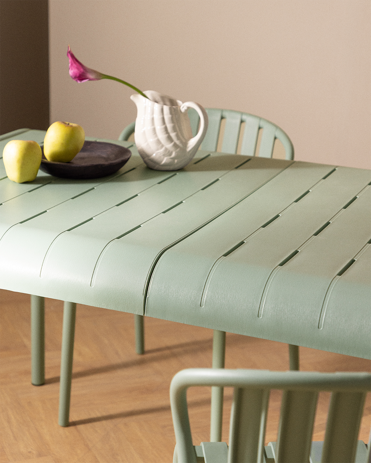 Mesa de Comedor Rectangular de Metal y Polipropileno (155x90 cm) Baztan, imagen de galer&iacute;a 3