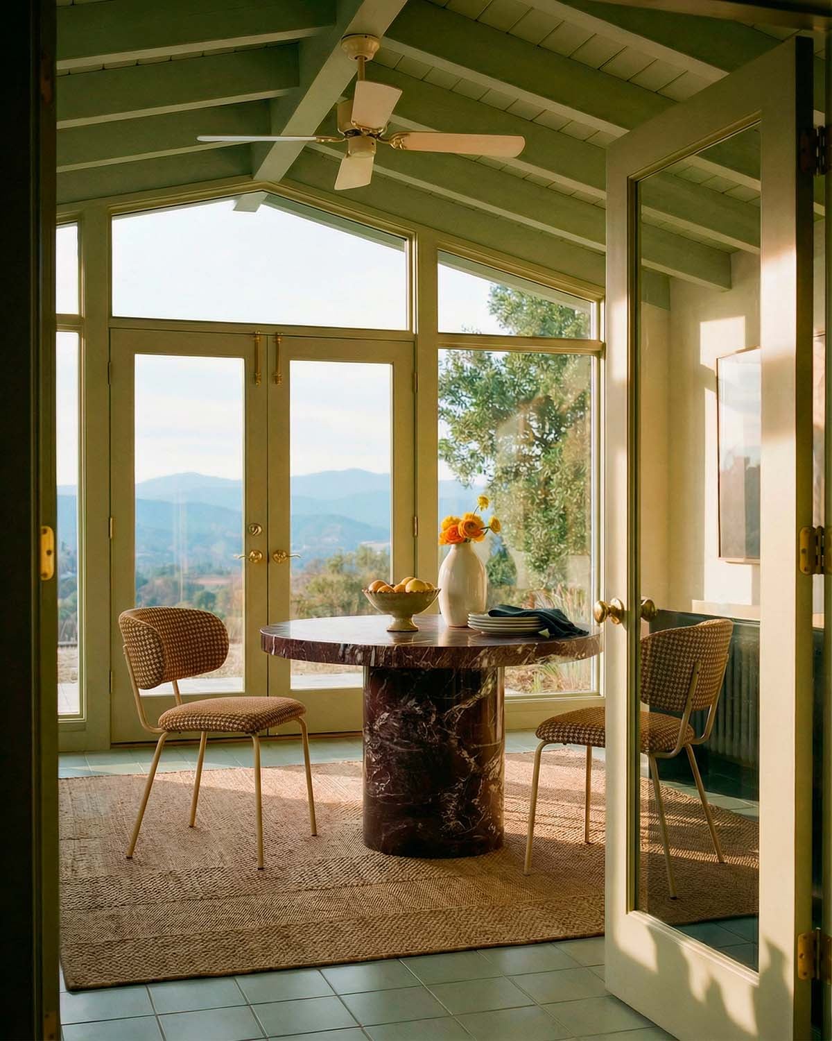 Mesa de Comedor Redonda de Hormigón (Ø120 cm) Mathis, imagen de galer&iacute;a 2