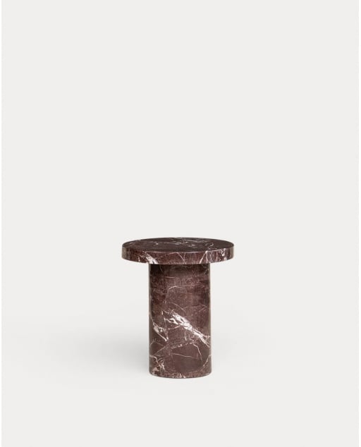 Mesa Auxiliar de Exterior Redonda de Hormigón (Ø45 cm) Mathis