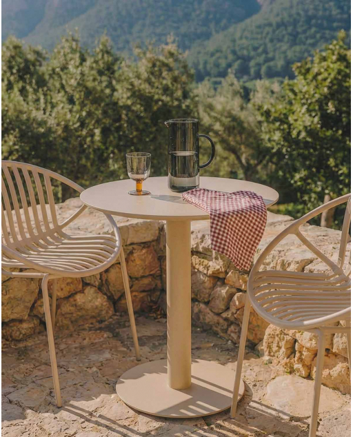 Mesa de Exterior Redonda de Metal (Ø70 cm) Banon