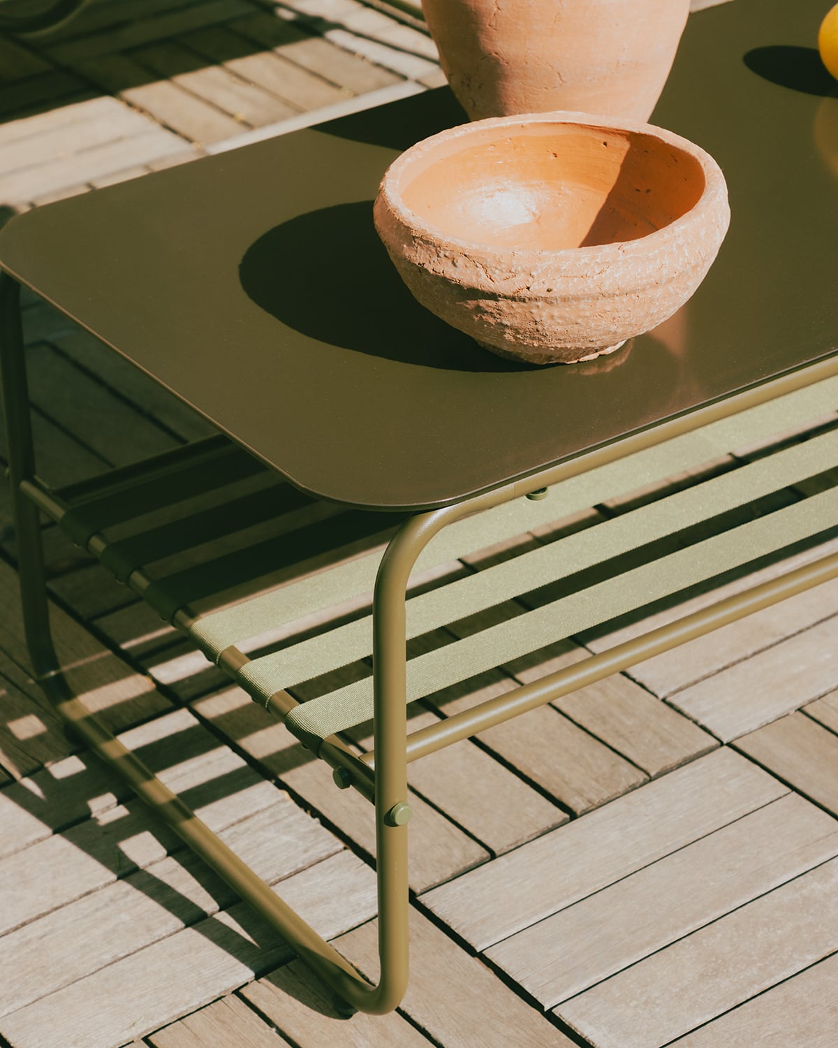 Set de Jardín con Sofá 2 Plazas, 2 Sillones y Mesa de Centro de Metal y Tela Ohiane				, imagen de galer&iacute;a 7