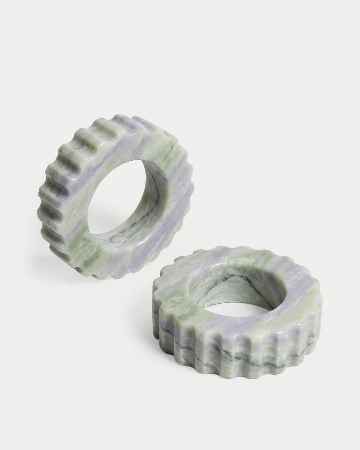 Set de 2 Servilleteros de Mármol (Ø5 cm) Neidka, imagen de galer&iacute;a 1