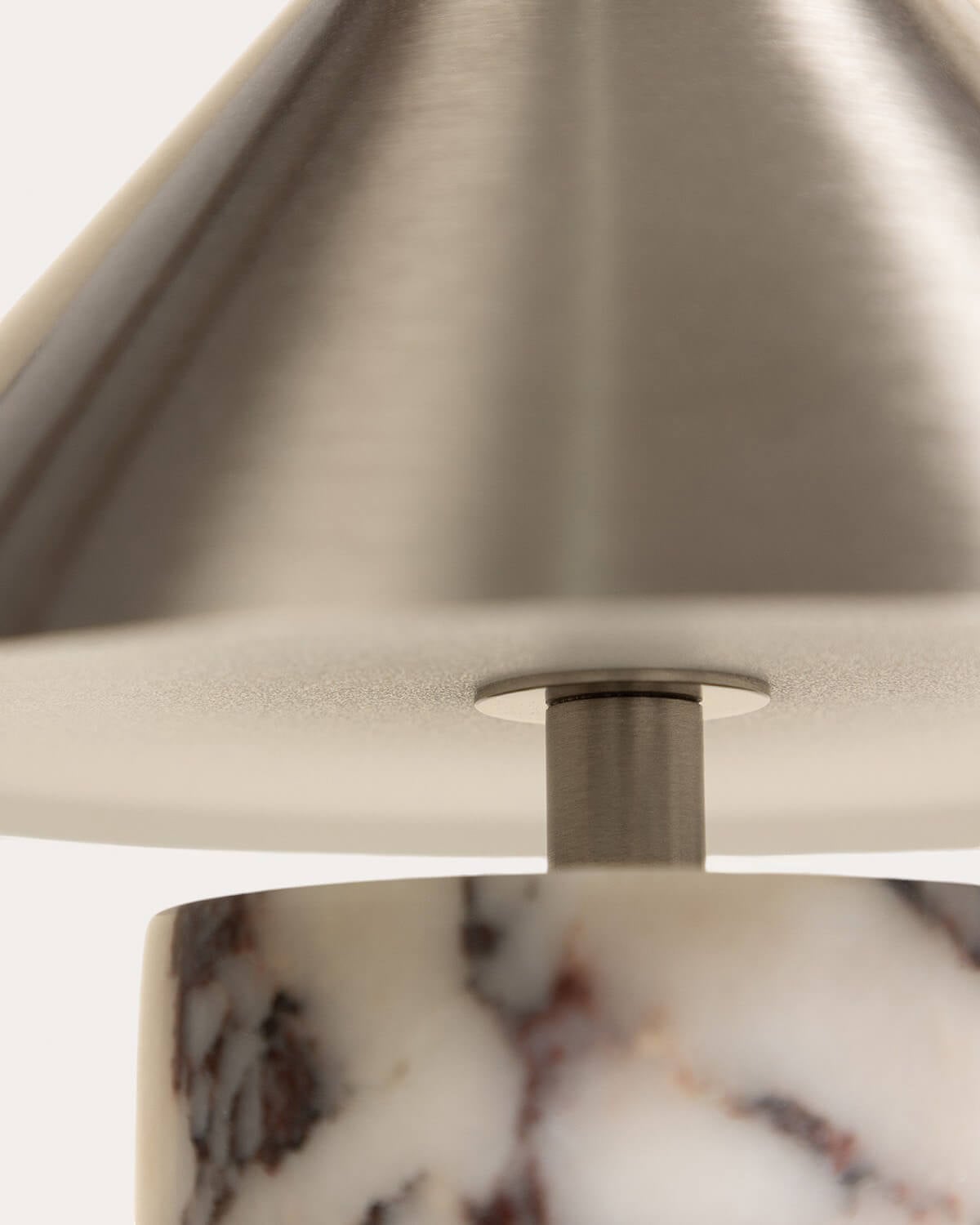 Lámpara de Mesa LED Inalámbrica para Exterior de Mármol y Metal Obely, imagen de galer&iacute;a 7