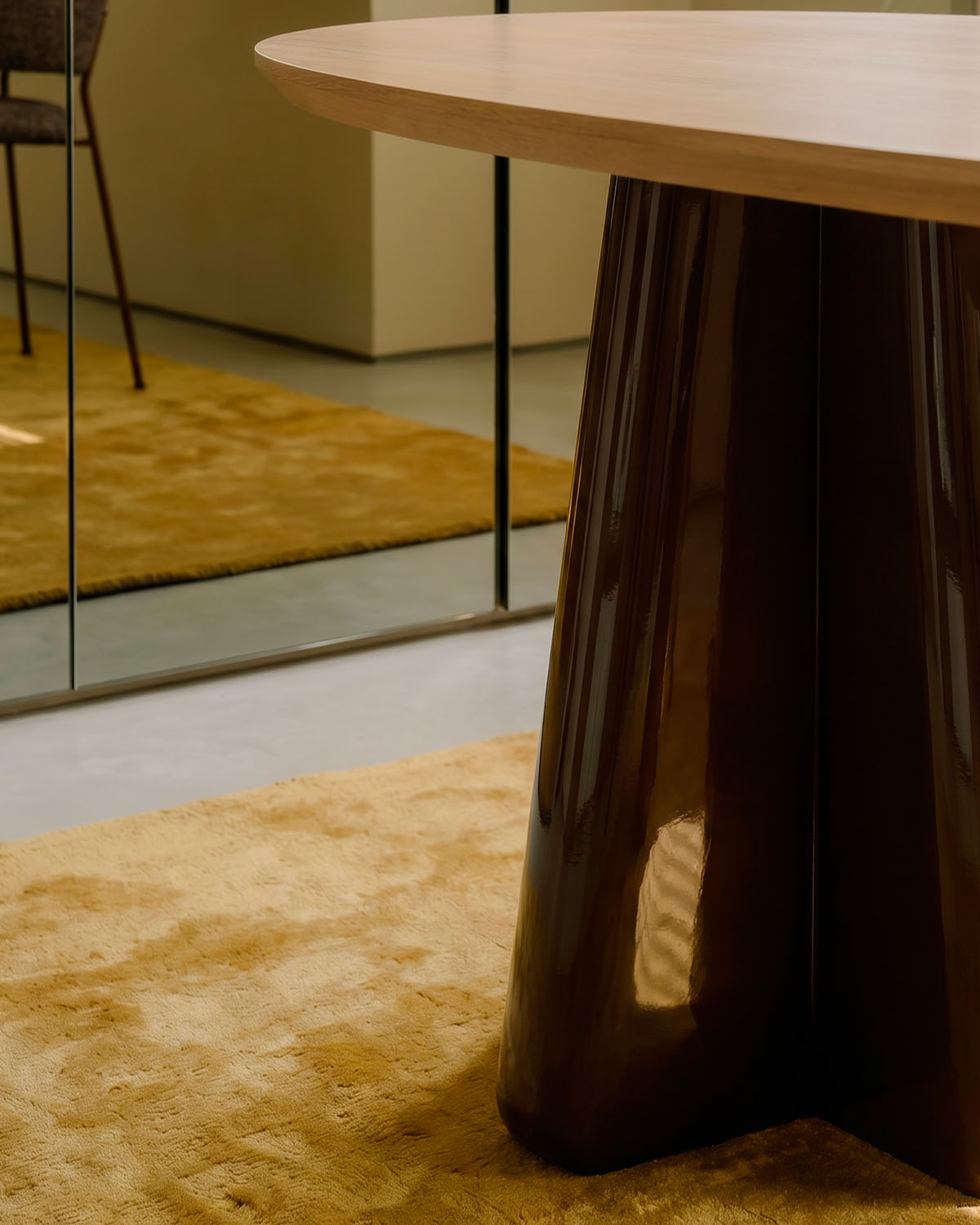 Mesa de Comedor Ovalada de Madera (220x110 cm) Roxenna, imagen de galer&iacute;a 3