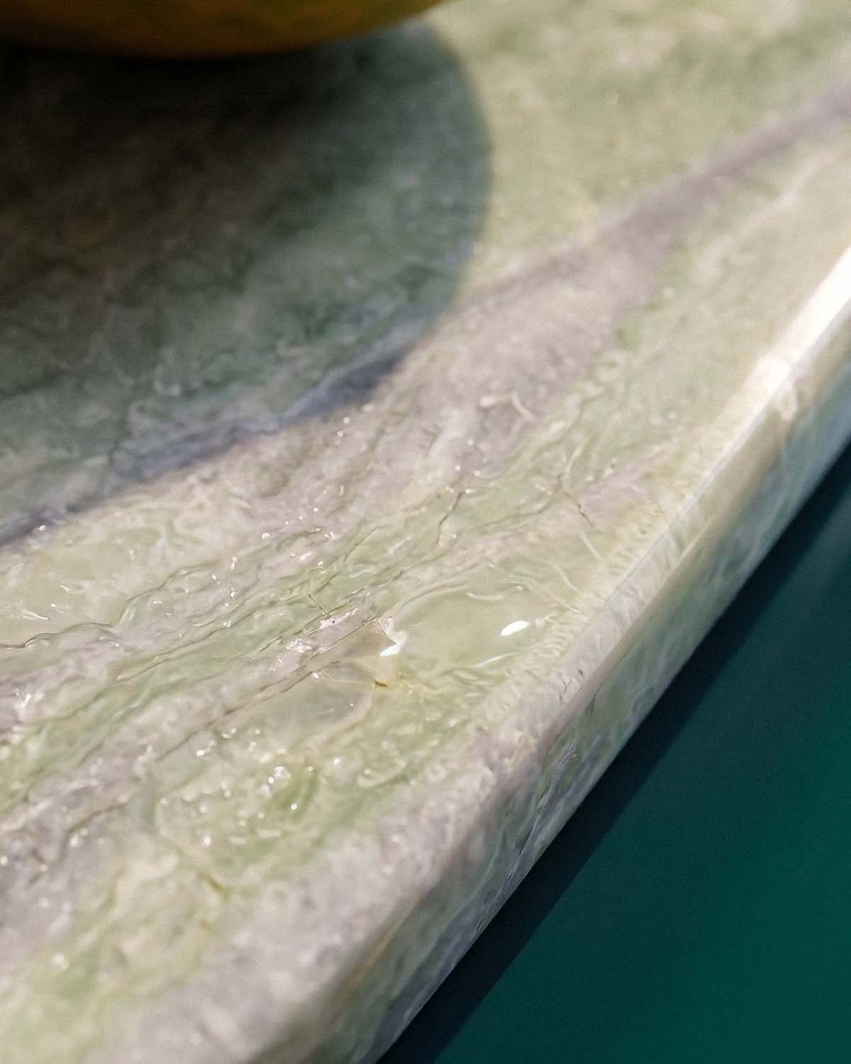 Tabla para Servir Ovalada de Mármol (40x20 cm) Tahani, imagen de galer&iacute;a 3