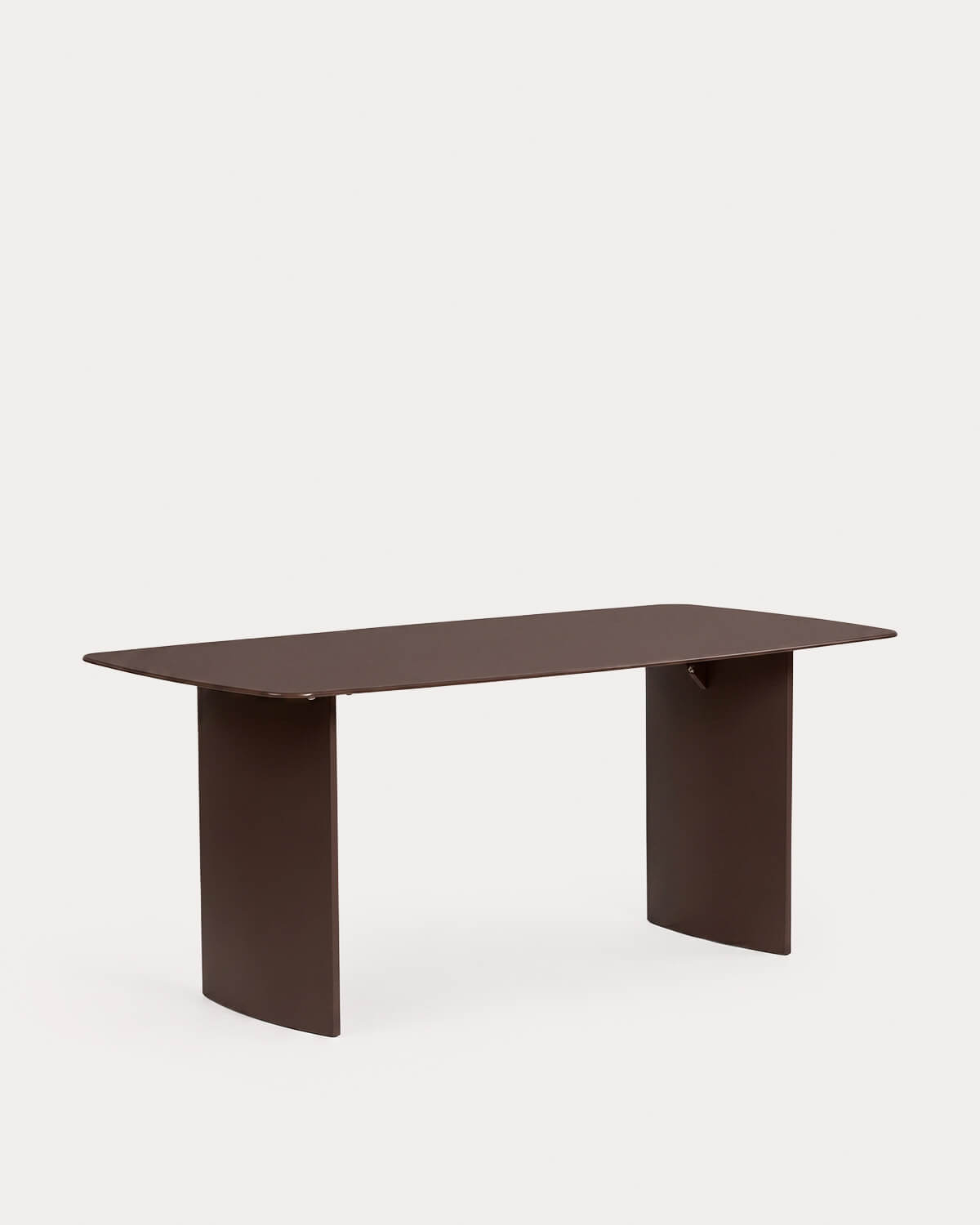 Mesa de Comedor Rectangular de Cristal y Madera (190x90 cm) Aredea, imagen de galer&iacute;a 1
