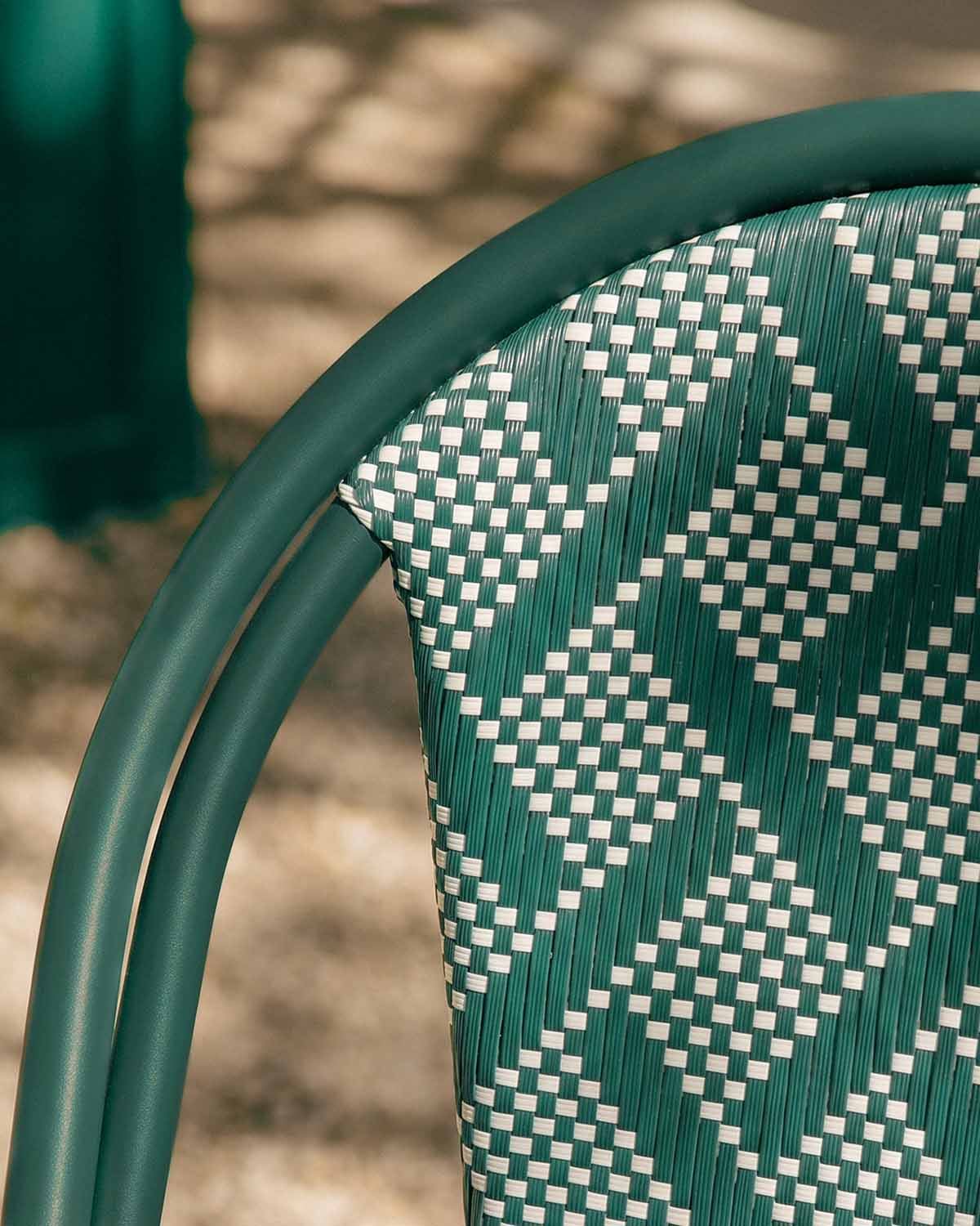 Silla de Exterior de Aluminio y Ratán Sintético Yona Bistro, imagen de galer&iacute;a 3
