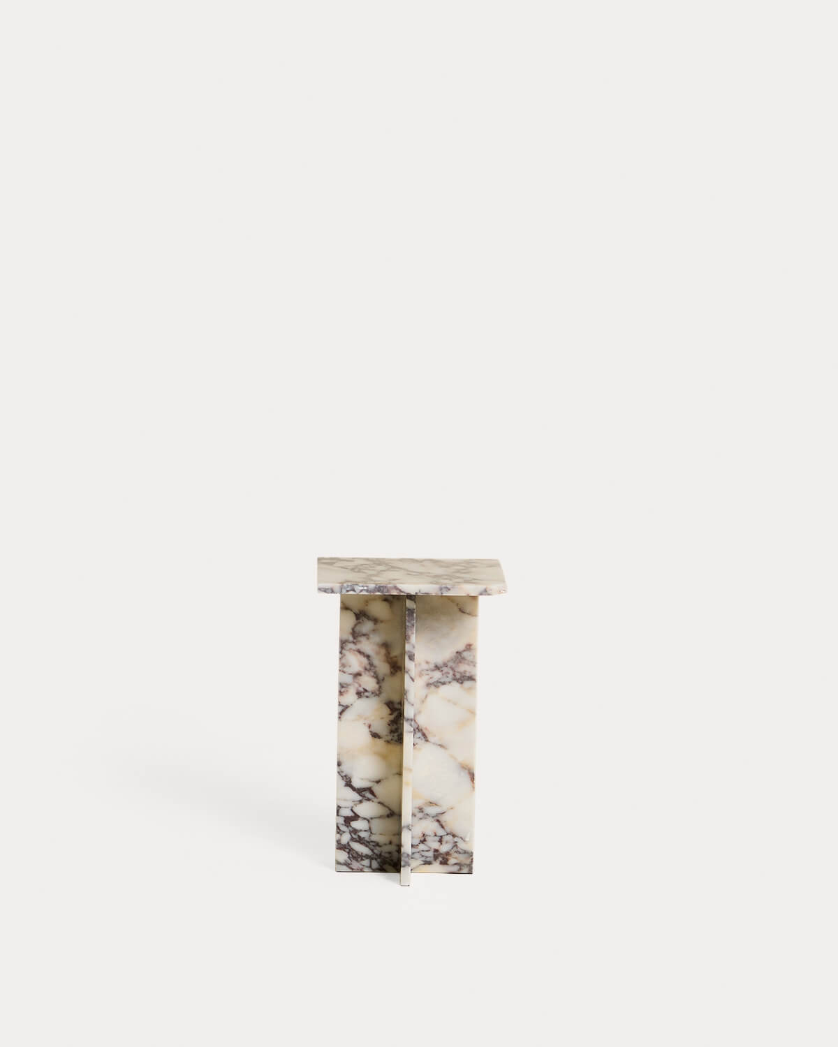 Mesa auxiliar cuadrada 30x30 cm de mármol Xanys, imagen de galer&iacute;a 5