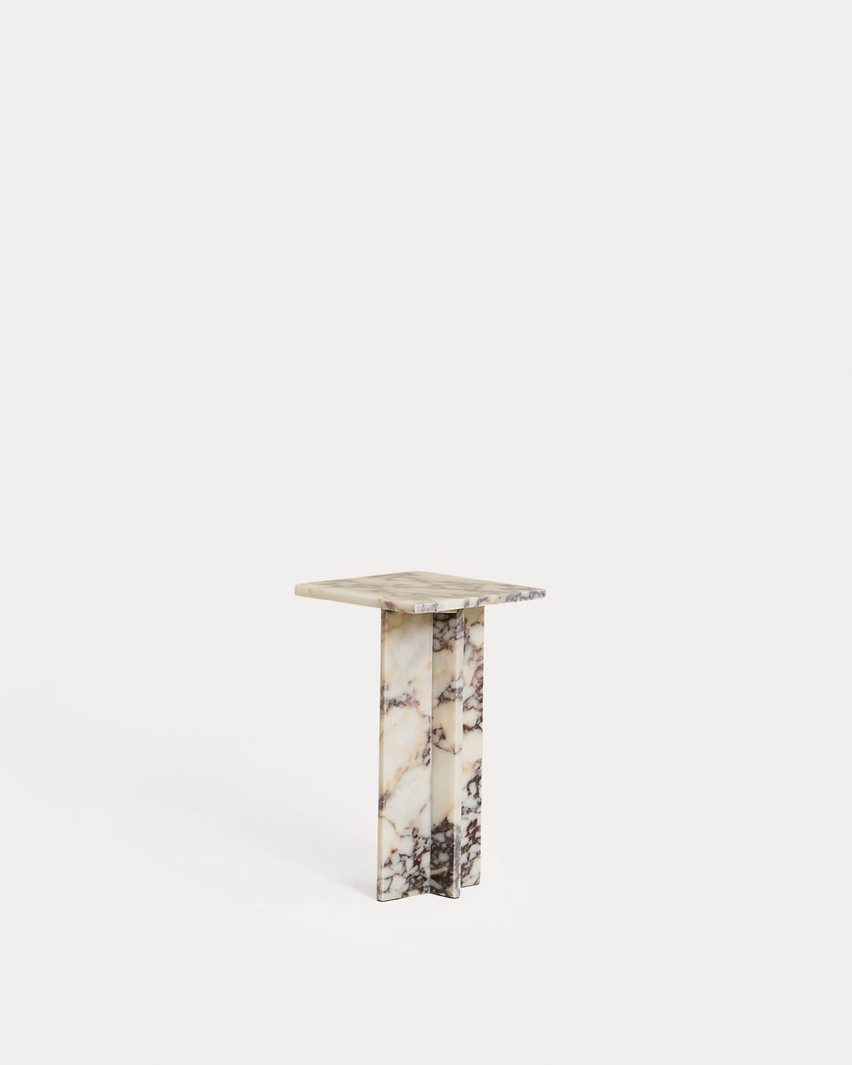 Mesa auxiliar cuadrada 30x30 cm de mármol Xanys, imagen de galer&iacute;a 1