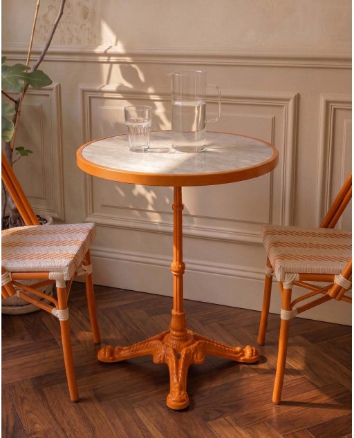 Mesa Bistro de Comedor Redonda de Metal (Ø60 cm) Yona