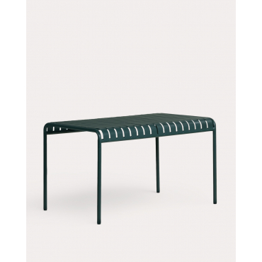 Mesa de Exterior Rectangular de Metal (130x80 cm) Tavo Verde Grove - The Masie