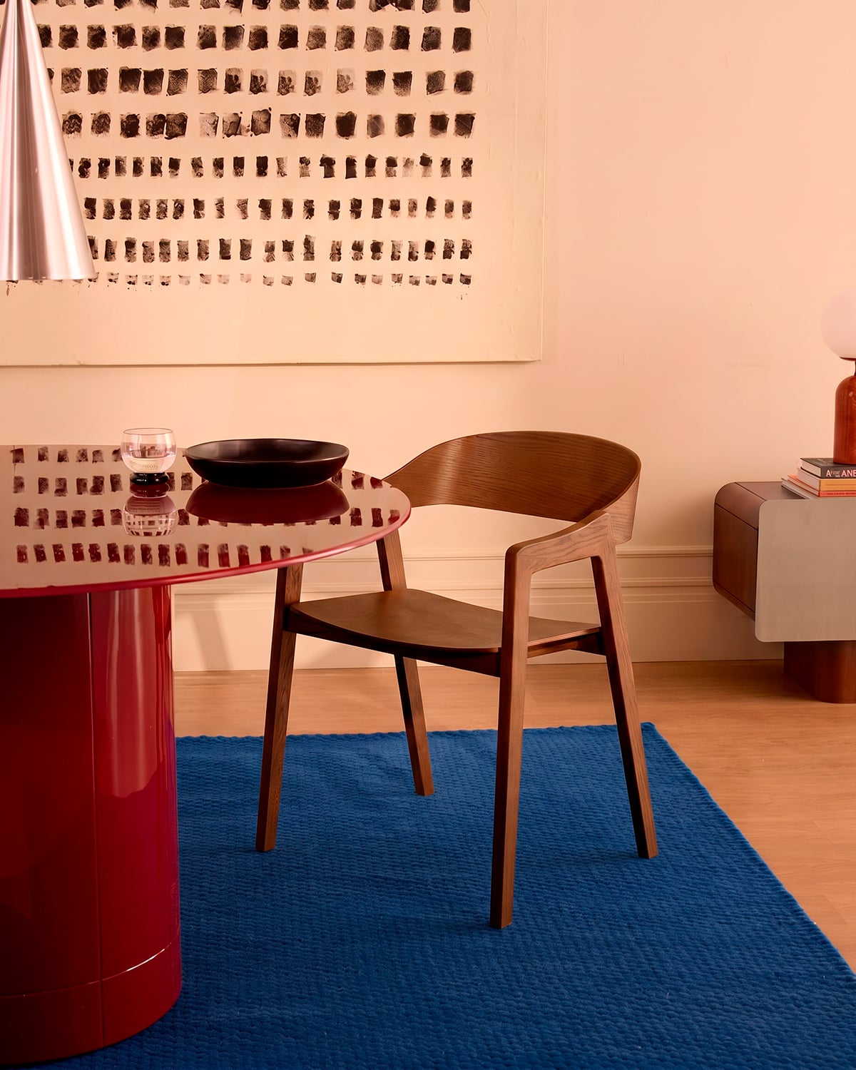 Pack 4 sillas de comedor de madera de roble con reposabrazos Laly, imagen de galer&iacute;a 2