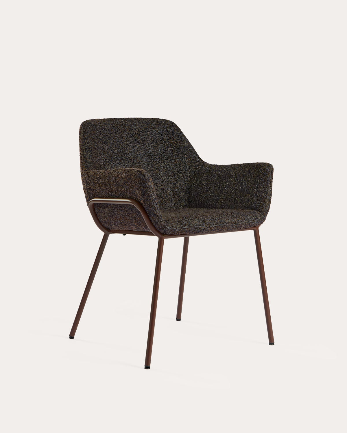 Silla de Comedor con Reposabrazos de Tela y Metal Oisin, imagen de galer&iacute;a 1